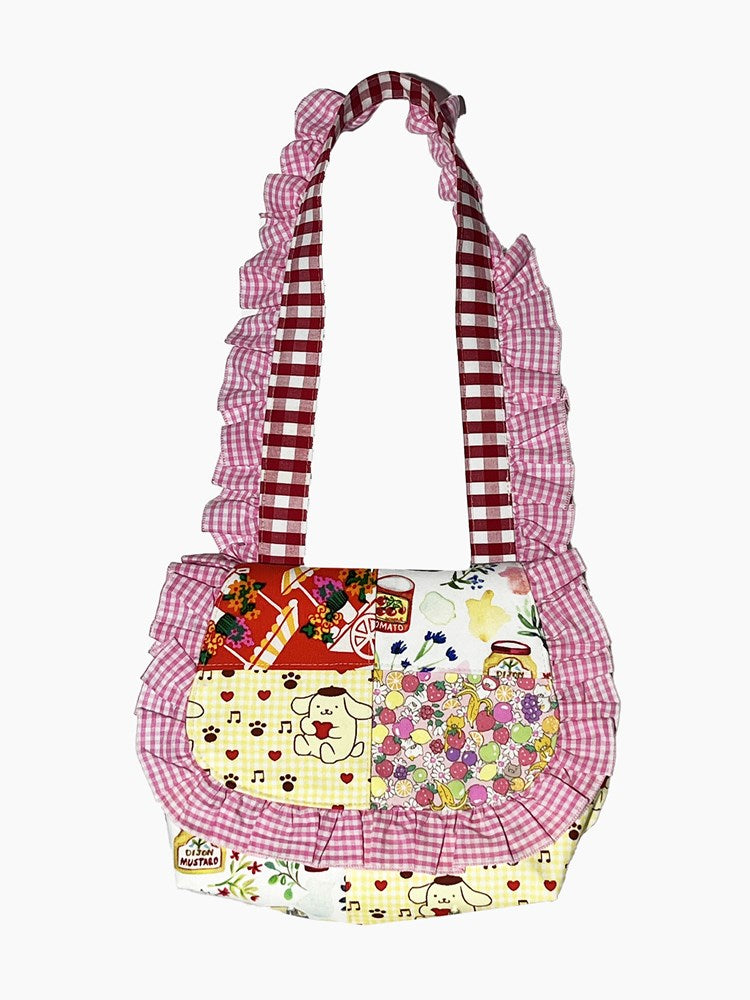 Sanrio Sisi Bag - Red Gingham x HELLO SISI