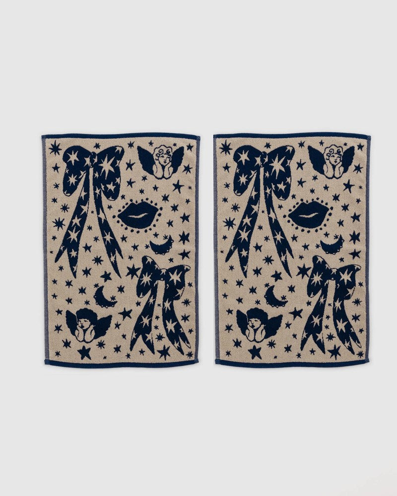 Hand Towel (Set of 2) - Cherub Bows