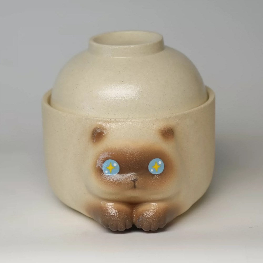 Siamese Cat Earthenware Pot (750ml)