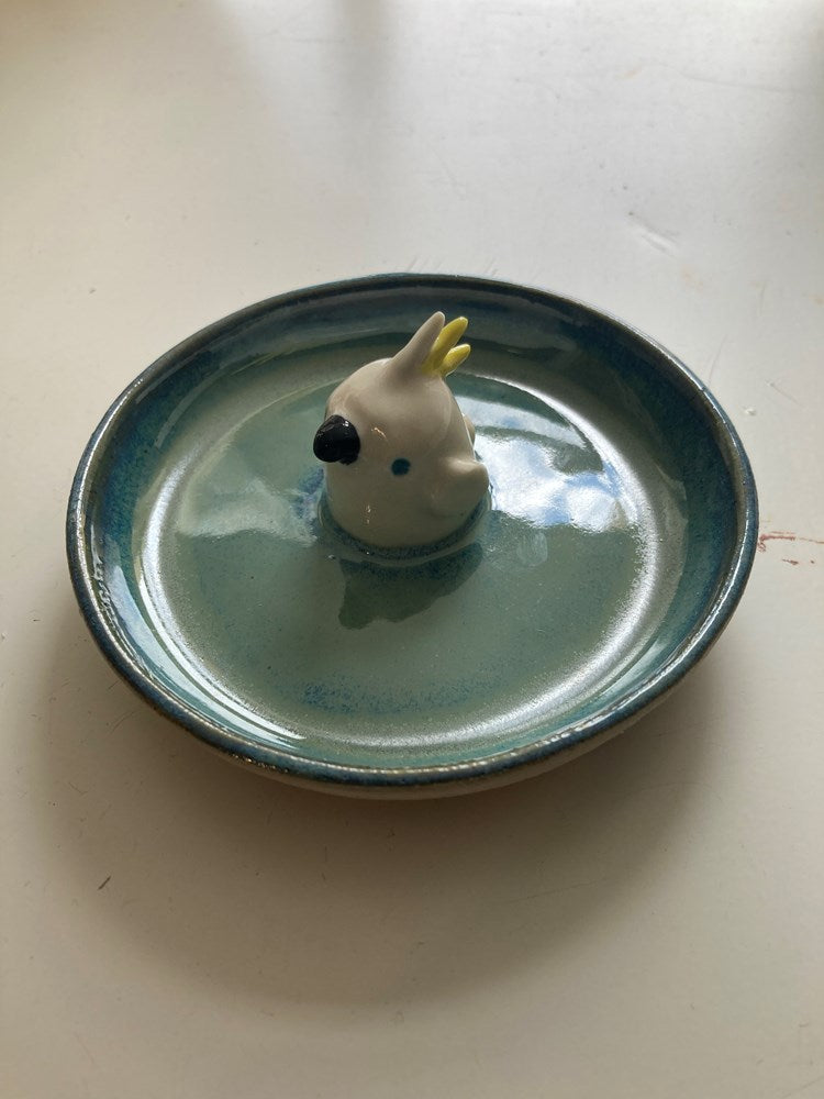 Little Dude Trinket Tray - Cockatoo