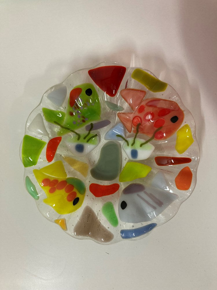 Fishy Jelly Glass Bowl