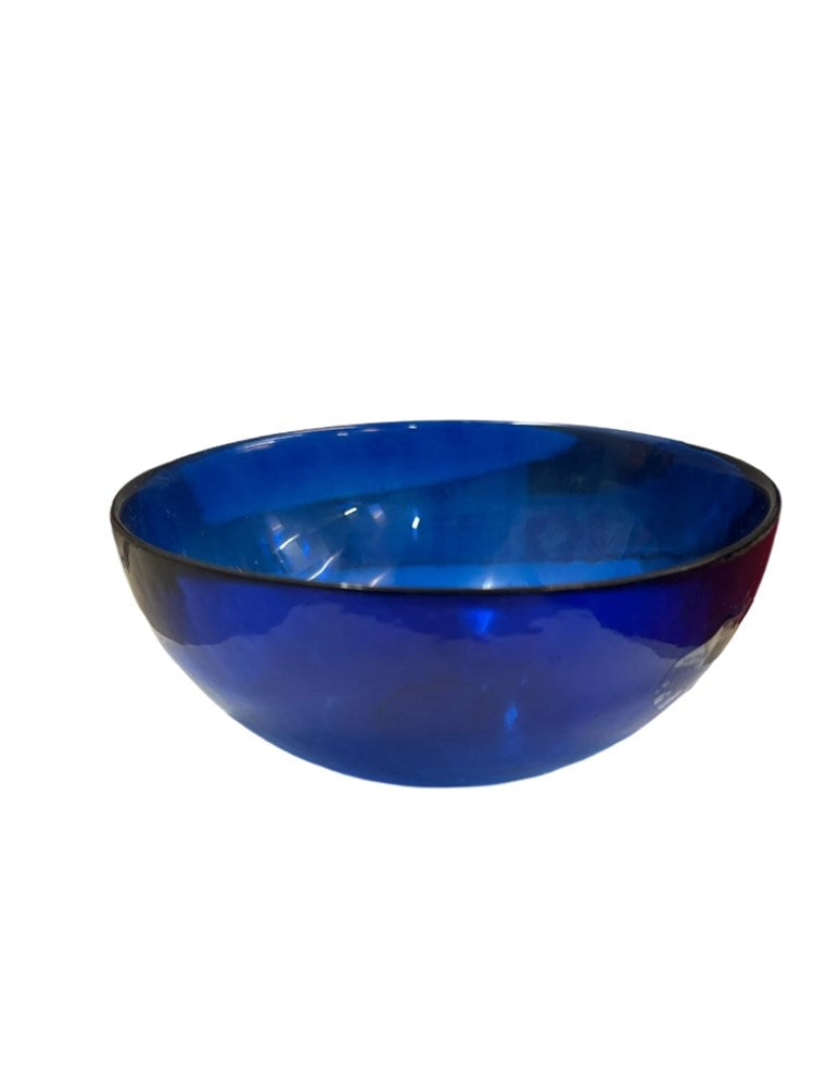 Murano Glass Bowl (16cm) - Dark Blue