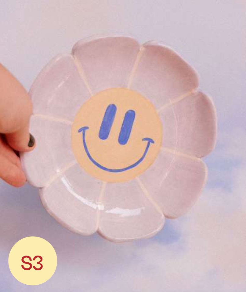 Smiley Plate - Medium (18cm)