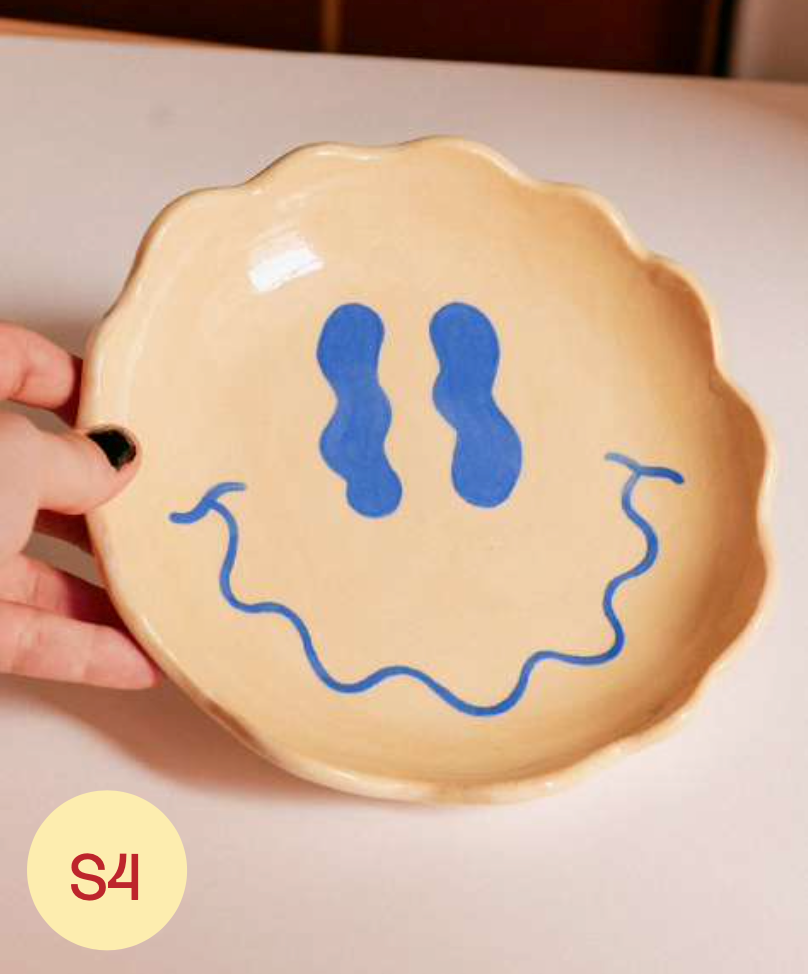 Smiley Plate - Large (20cm)