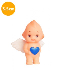 Kewpie Doll - Blue Heart (3.5cm)