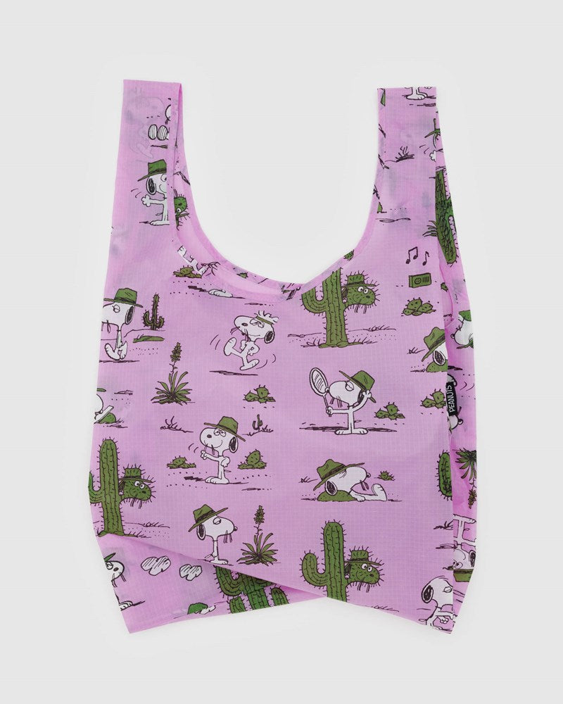 Peanuts x BAGGU Standard Baggu - Pink Spike Snoopy