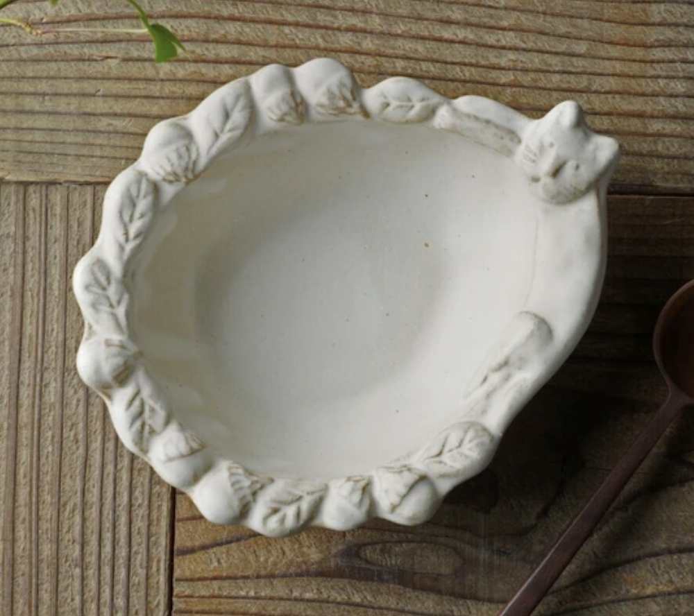 Cat & Acorns Bowl (18cm)