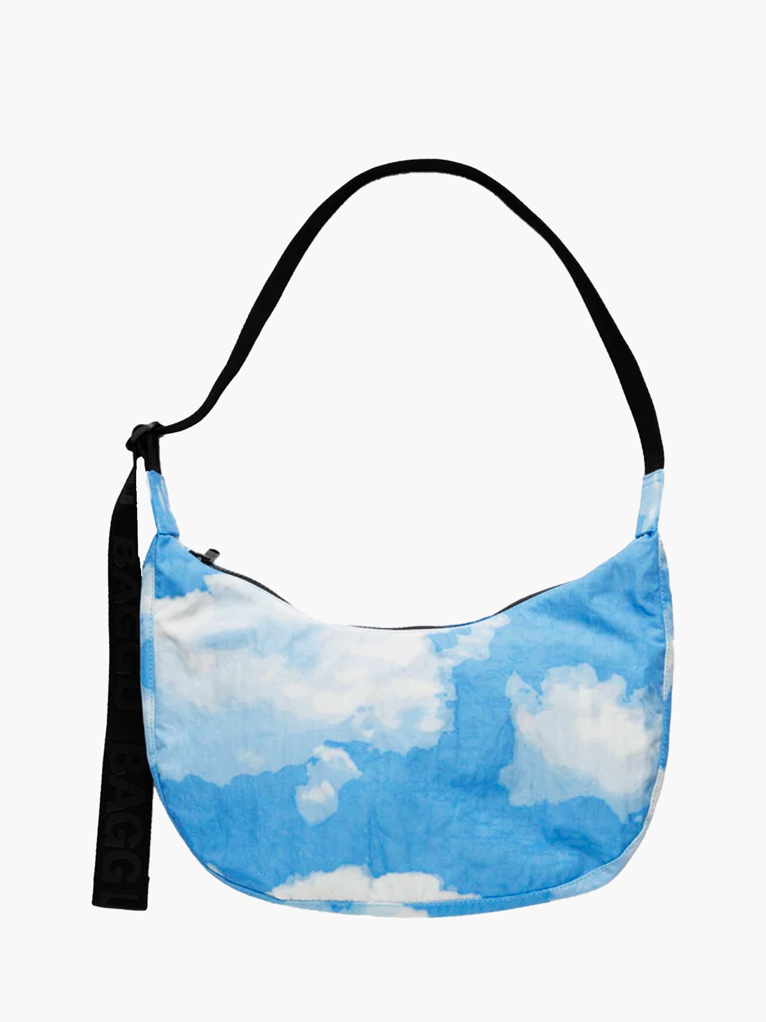 BAGGU Medium Nylon Crescent Bag - Clouds