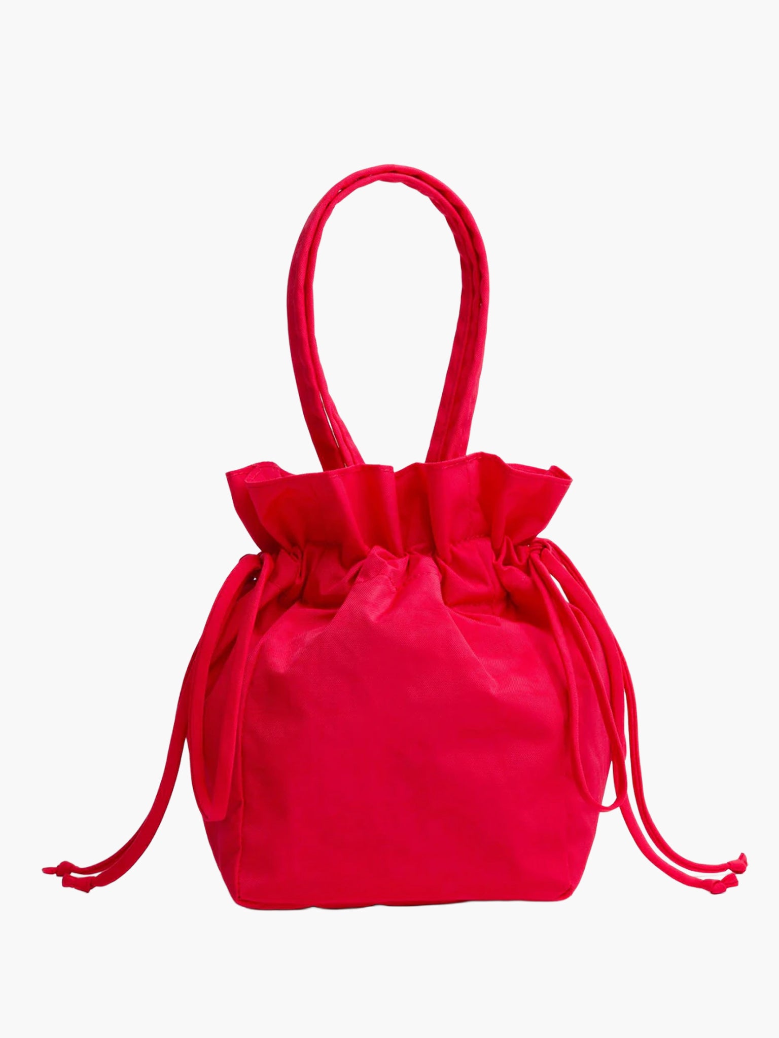 Nylon Drawstring Bag - Candy Apple