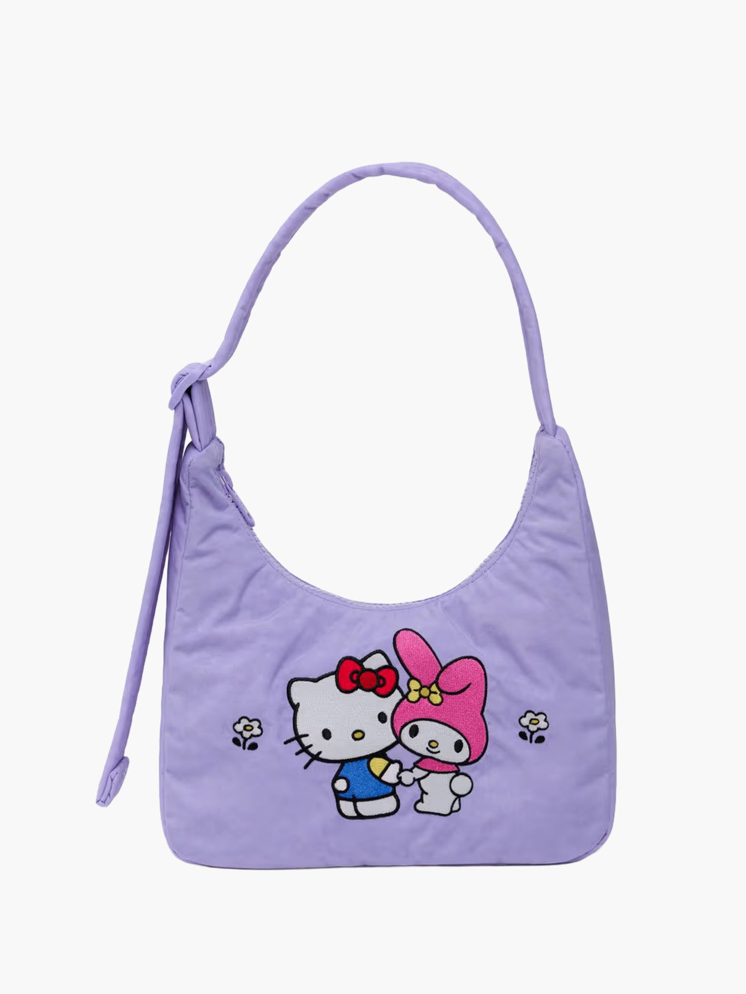 MINI Nylon Shoulder Bag - Embroidered Hello Kitty & My Melody
