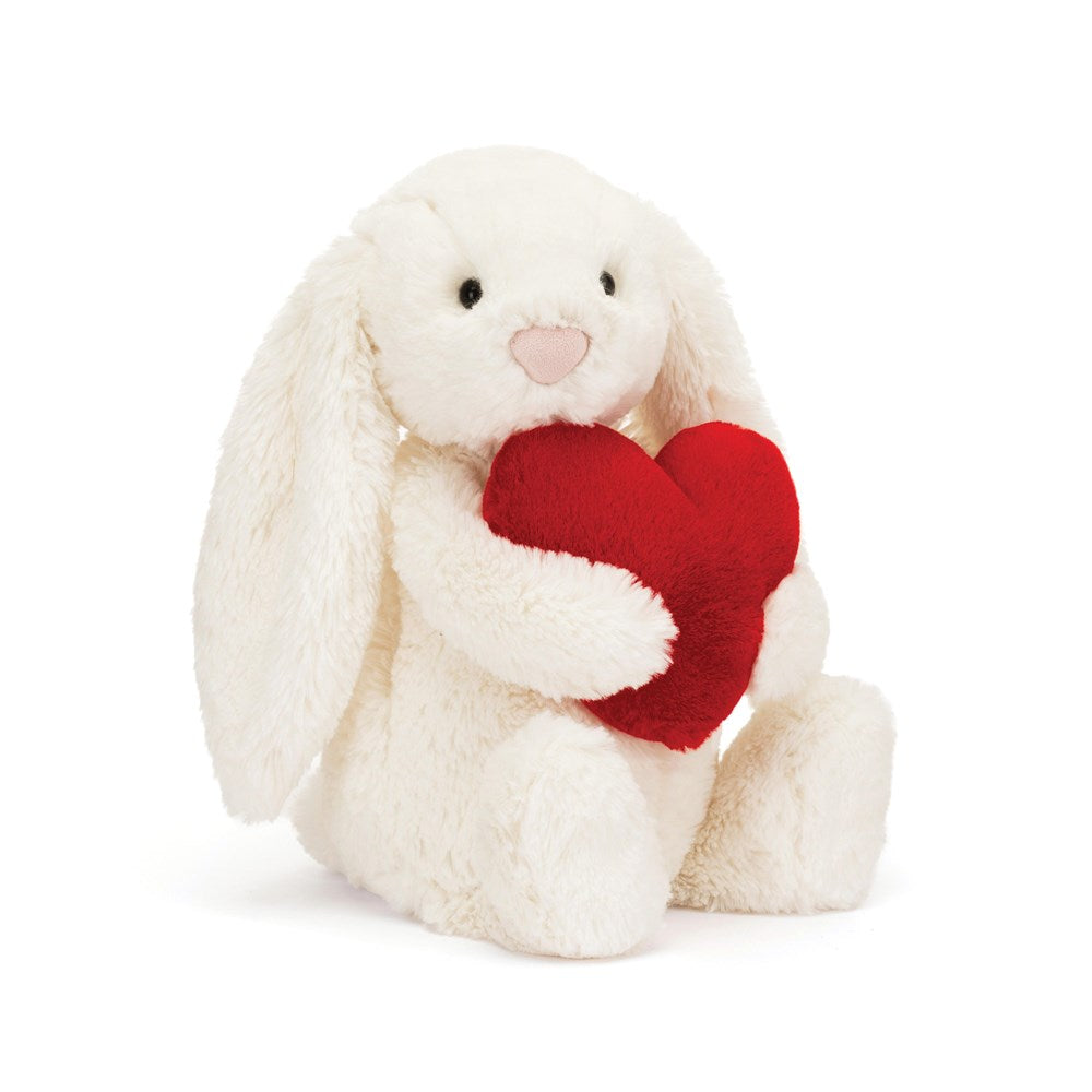 Bashful Red Heart Bunny