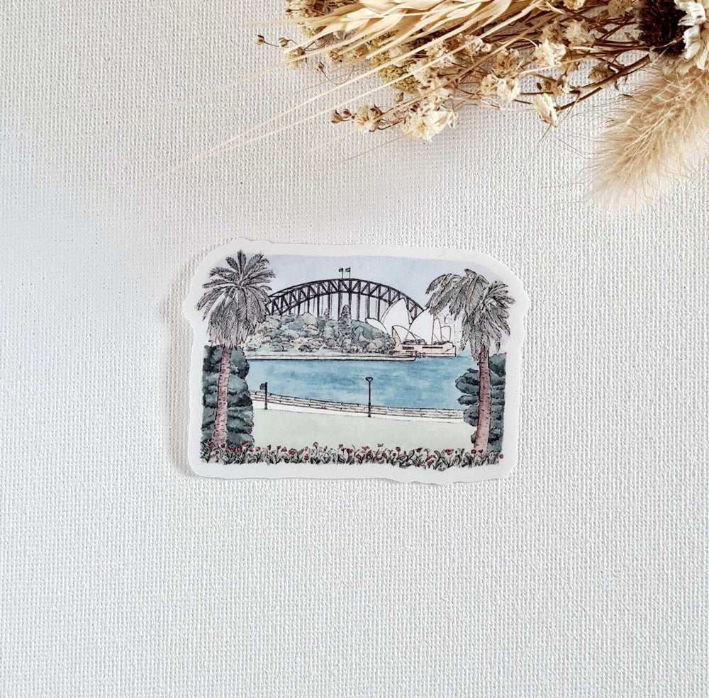 Royal Botanic Gardens & Sydney Harbour Bridge Sticker