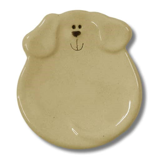 Ceramic Dog Dish - Yellow