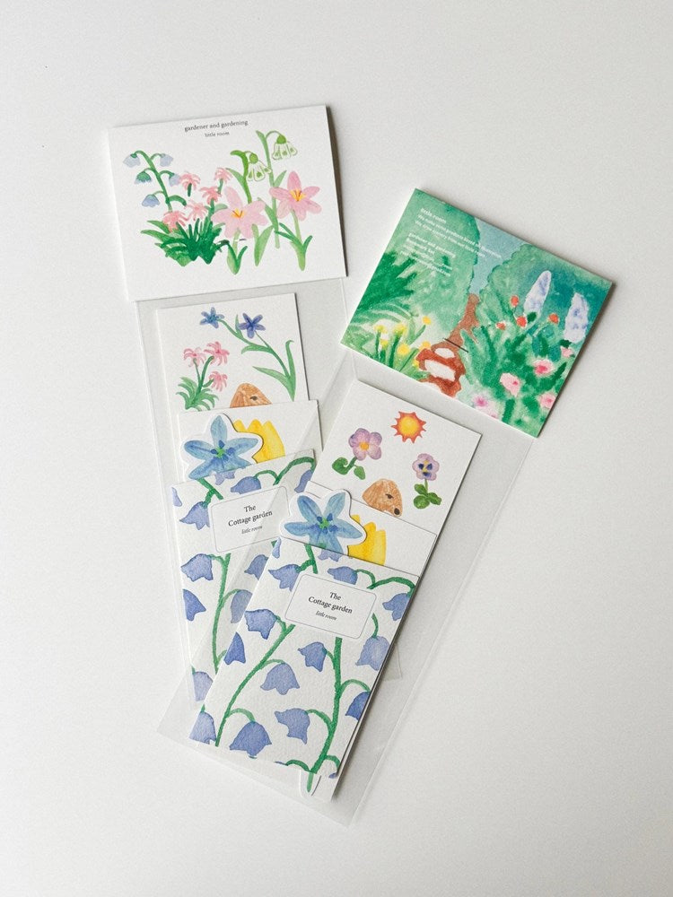 Gardener & Gardening Bookmark Set by little room