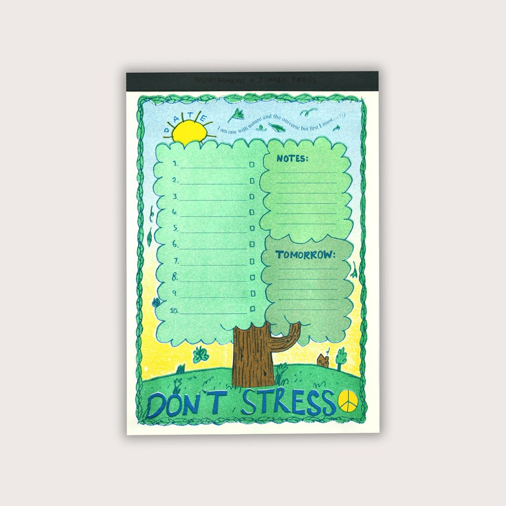 Don't Stress Daily Planner by Big Fat Bambini