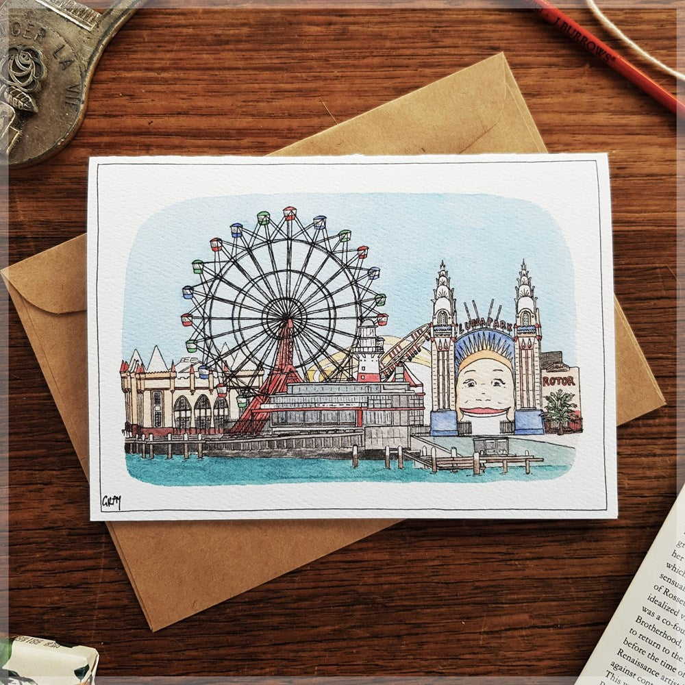 Luna Park Card