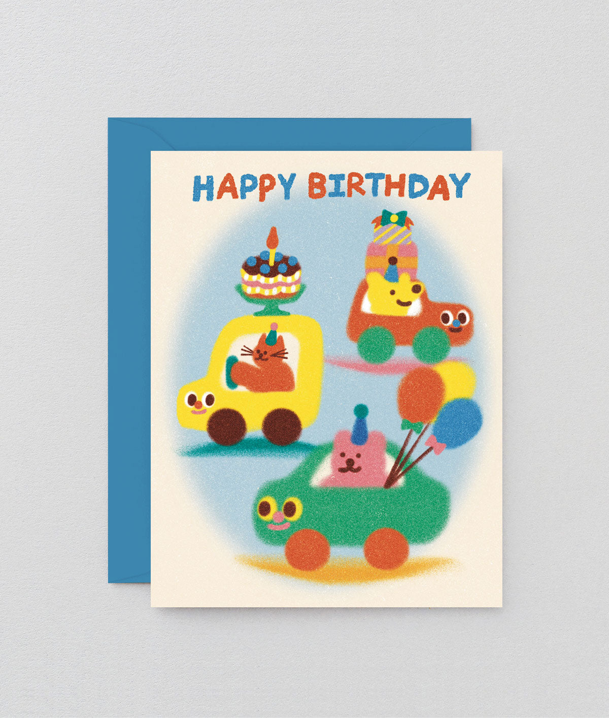 Happy Birthday Cars Card x  Zoey Kim