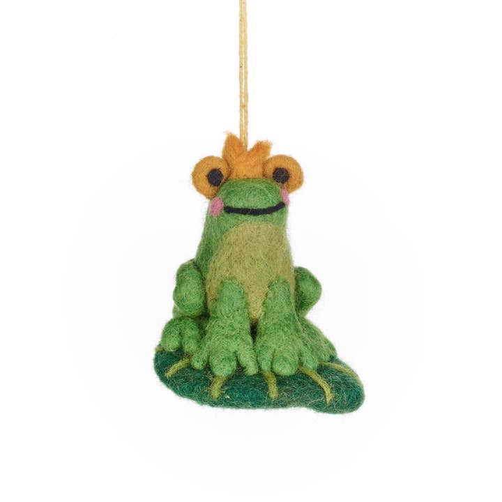 Prince the Fairy-Tale Frog Ornament