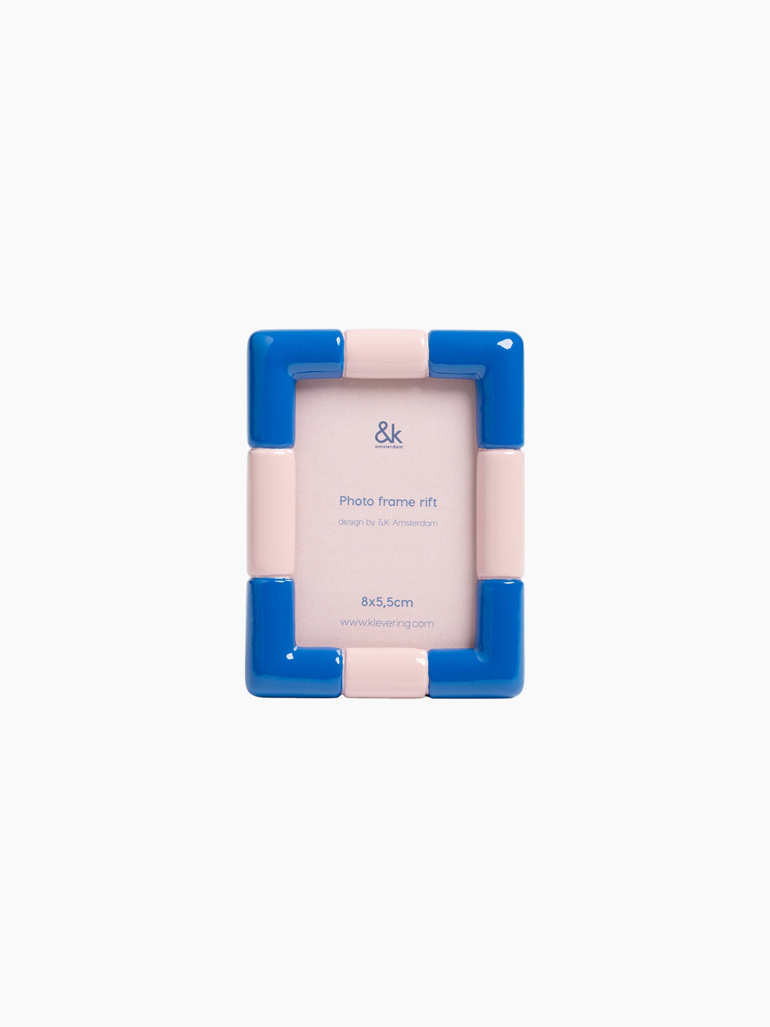 Rift Tiny Photo Frame - Blue/Pink (5x8cm)