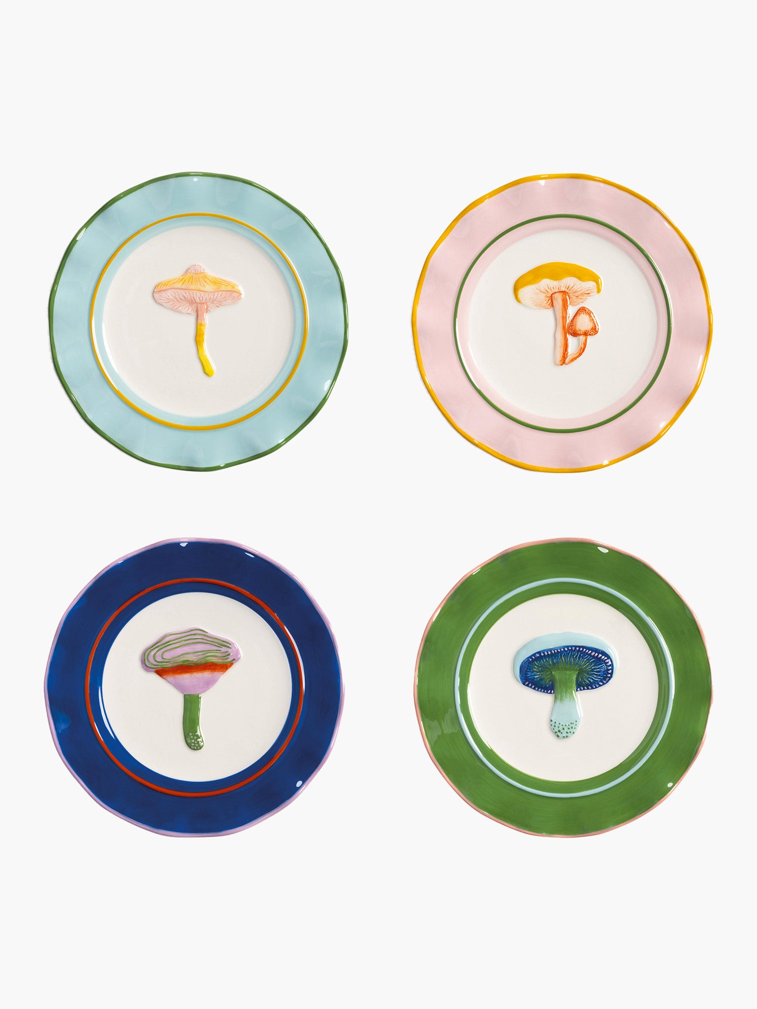 Magical Mushroom Plates (16cm) (5 Styles) – Hands