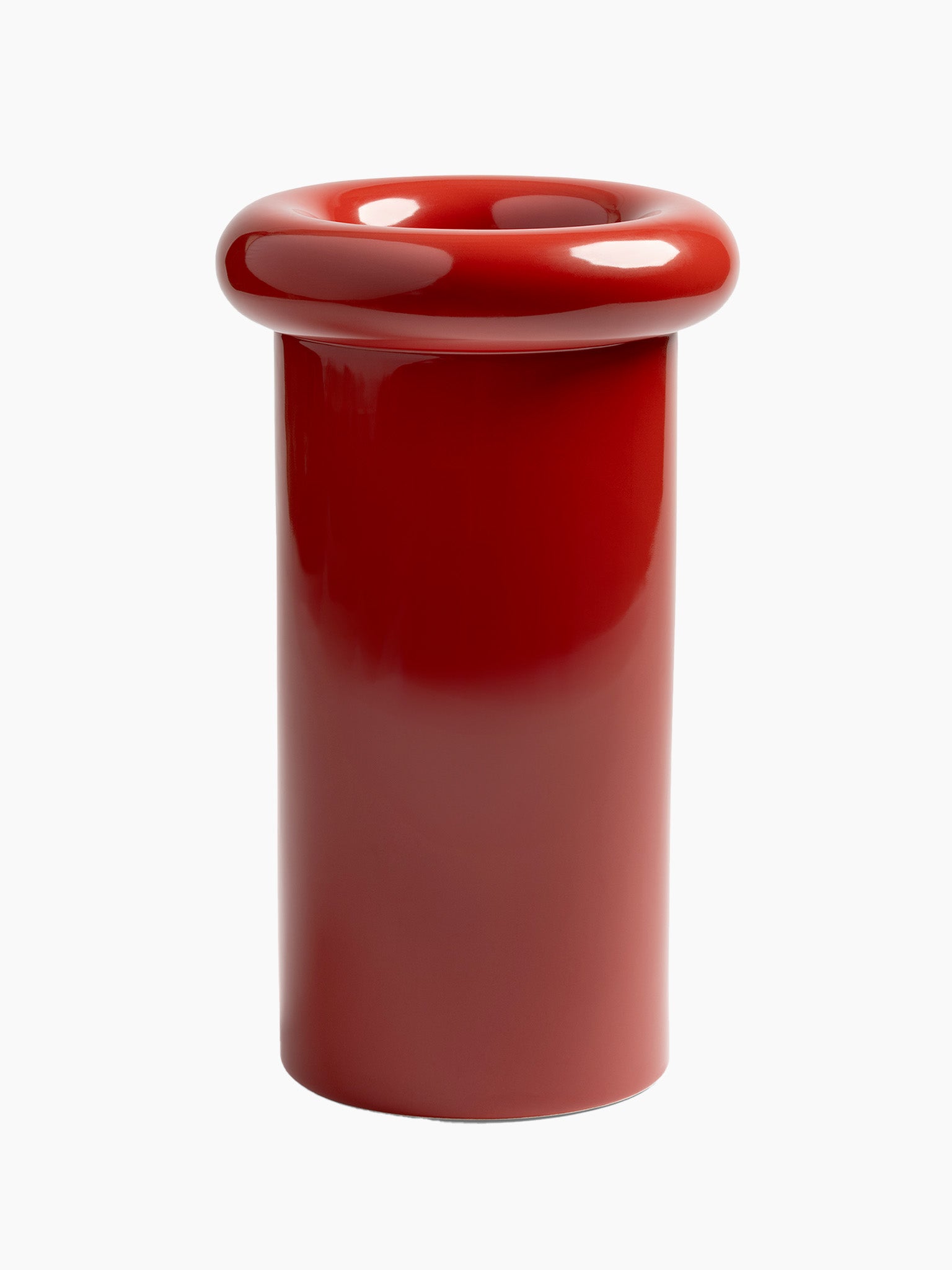 Turban Vase - Burgundy