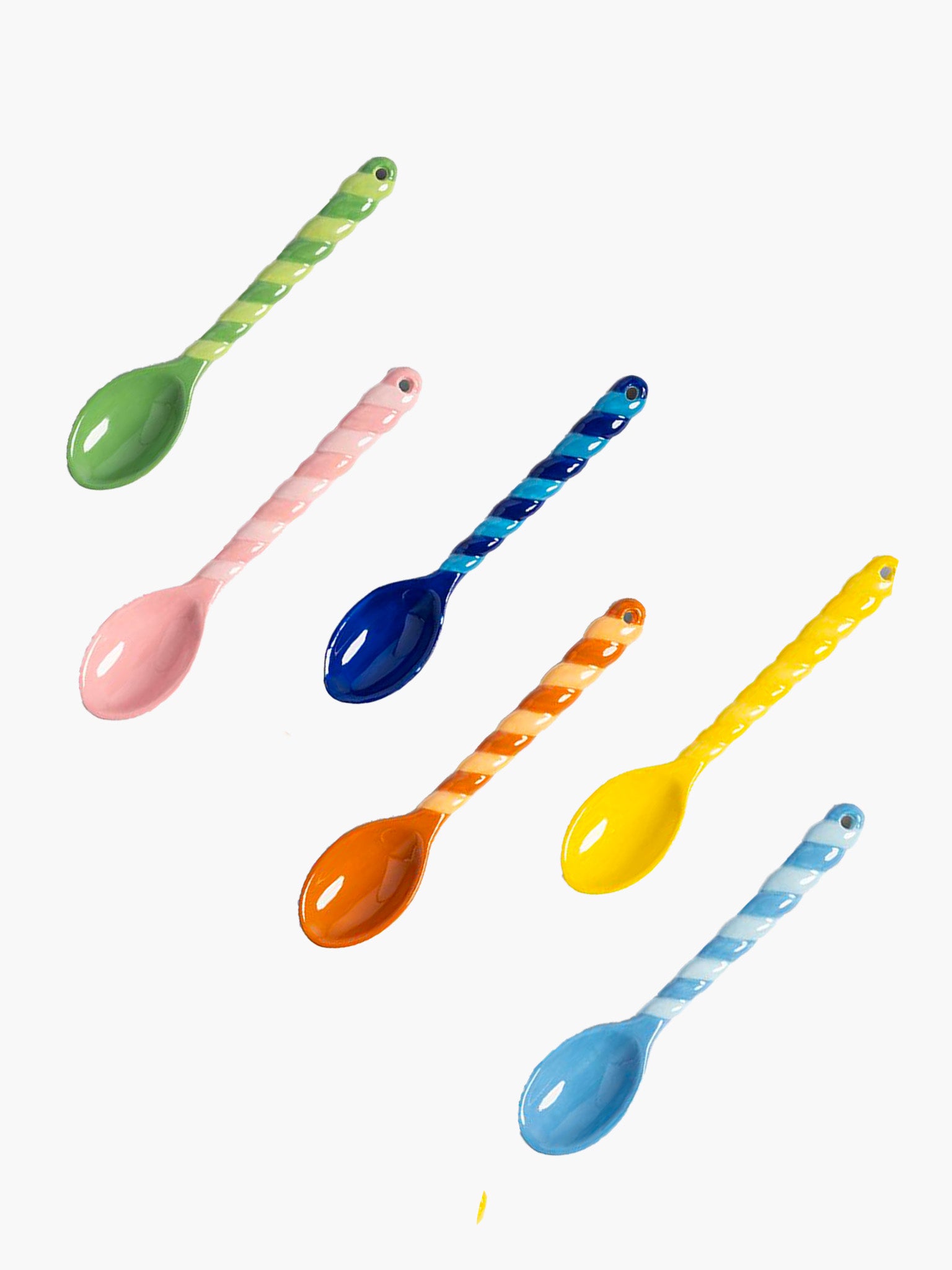 Twist Spoons (6 Colours)