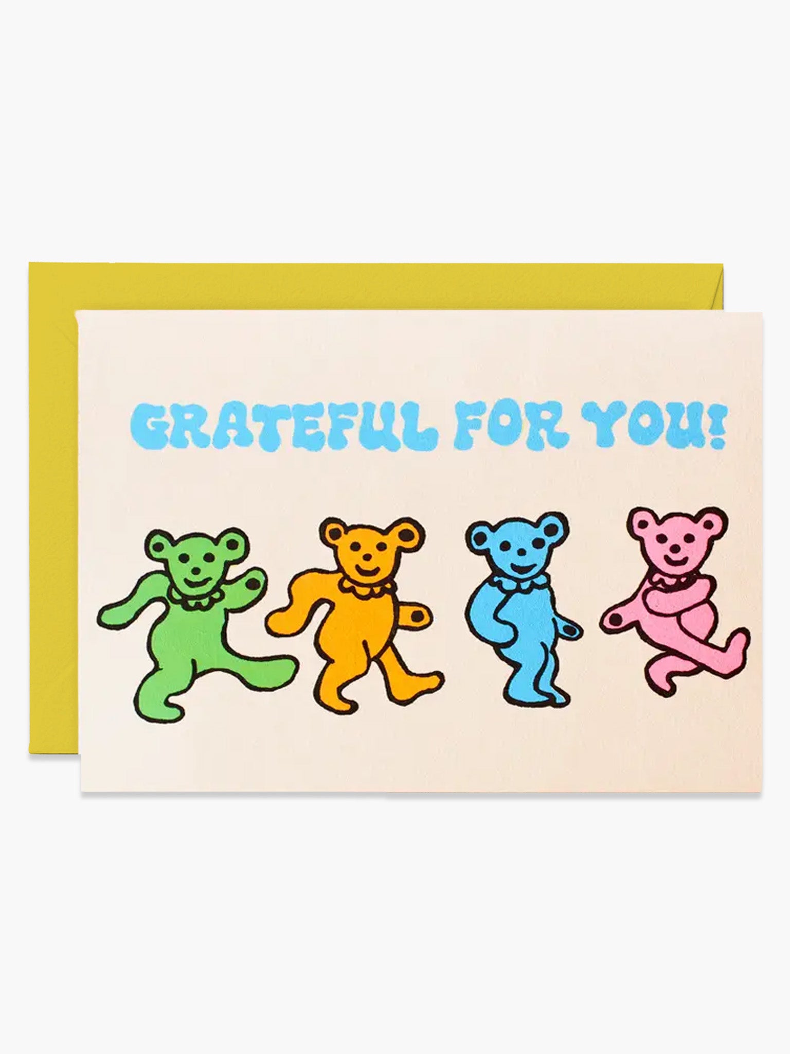 Grateful For You! Bears Card