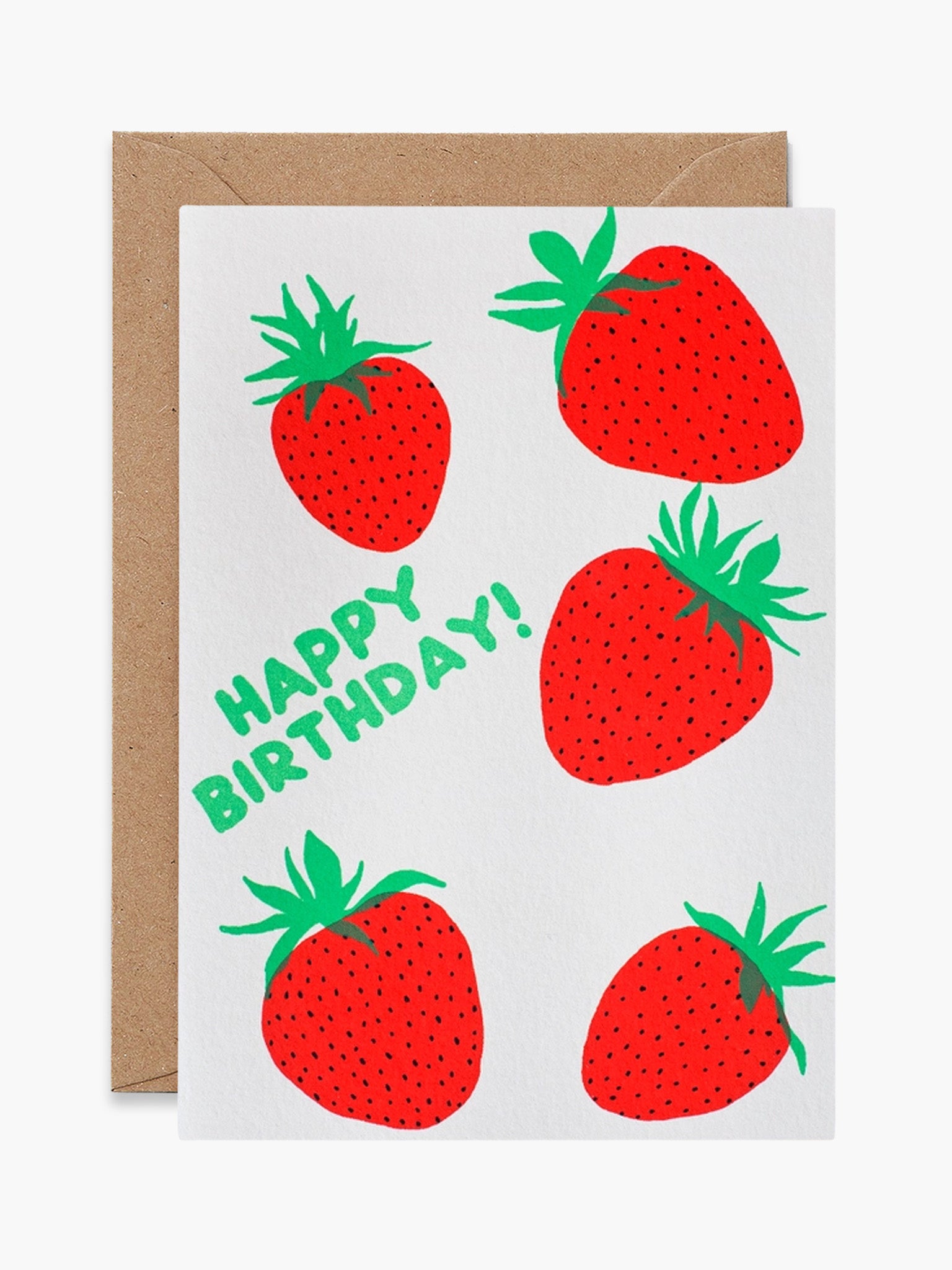 Happy Birthday Strawberries Card