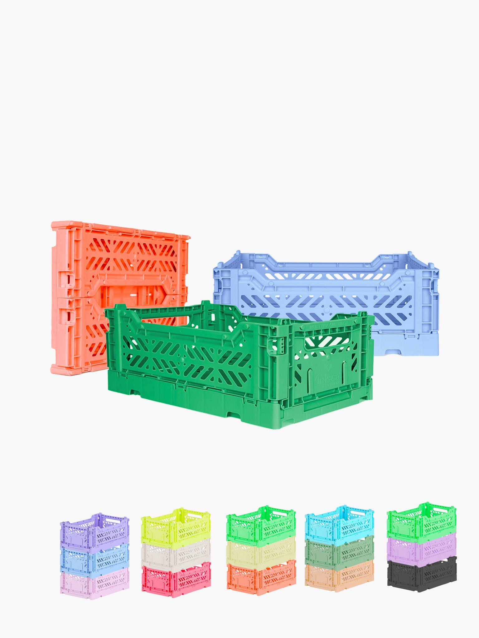 Folding Crate - MINI (Small) (15 Colours)