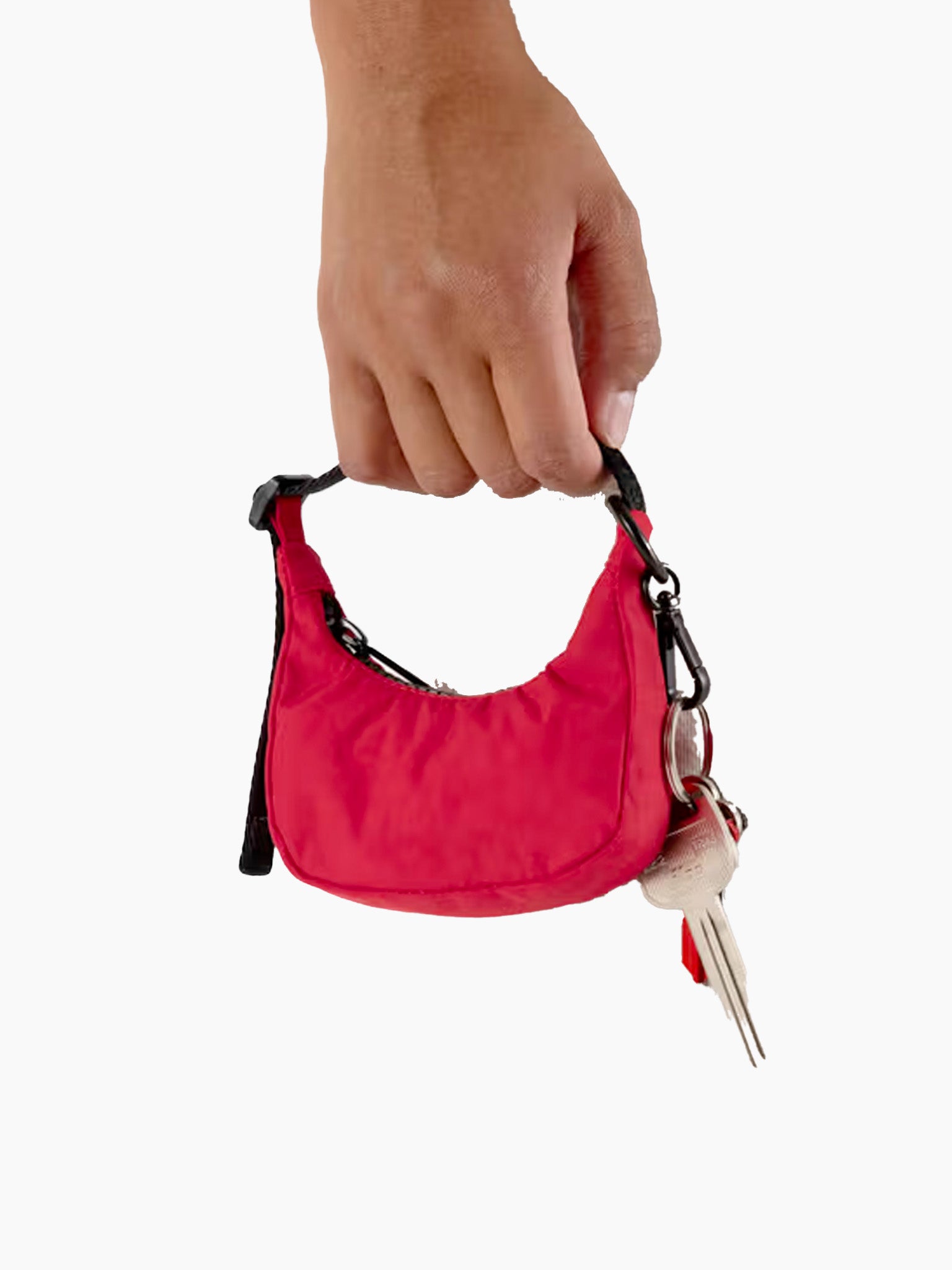 BAGGU Crescent Bag Charm - Candy Apple