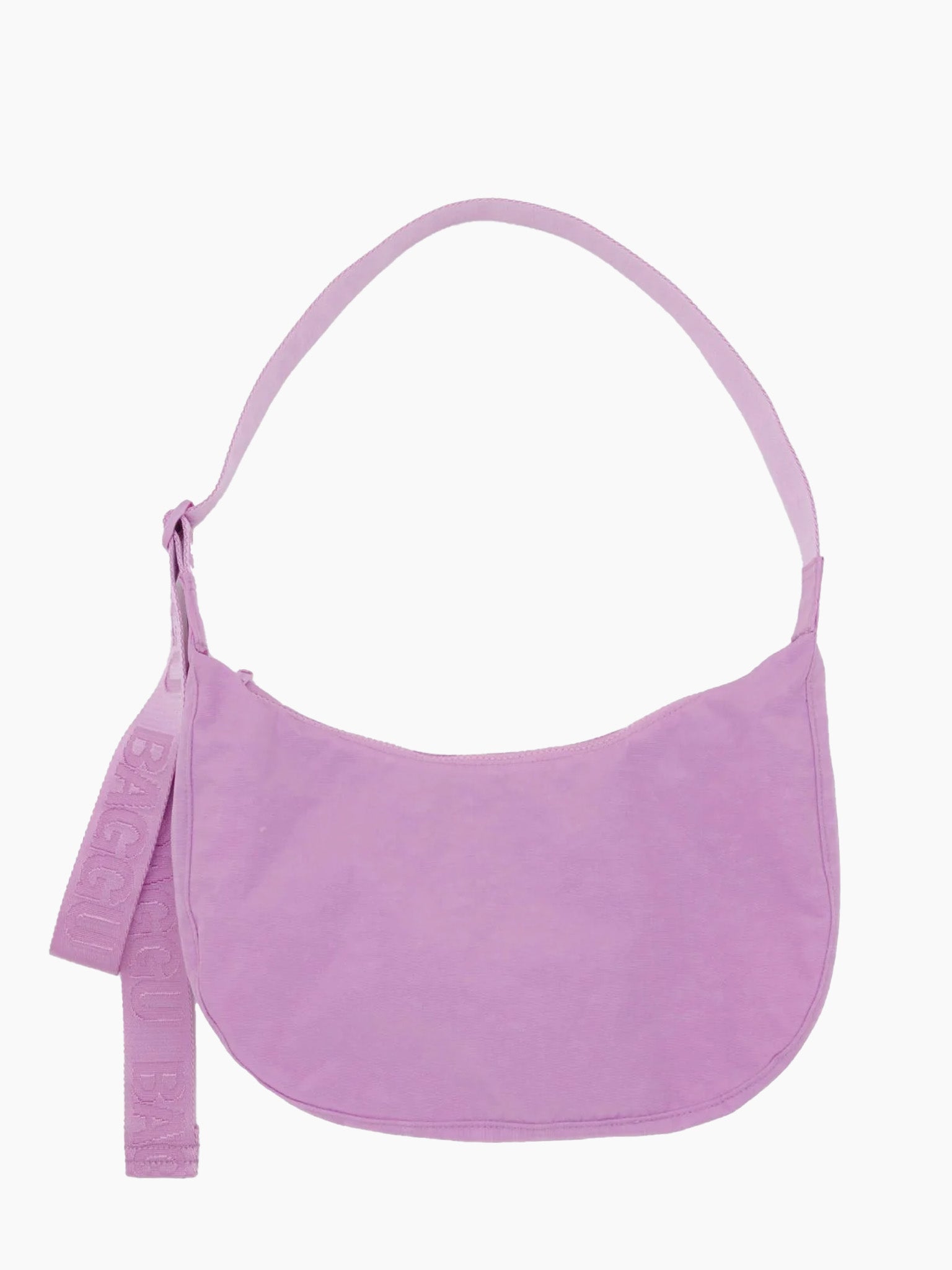 Medium Nylon Crescent Bag - Peony