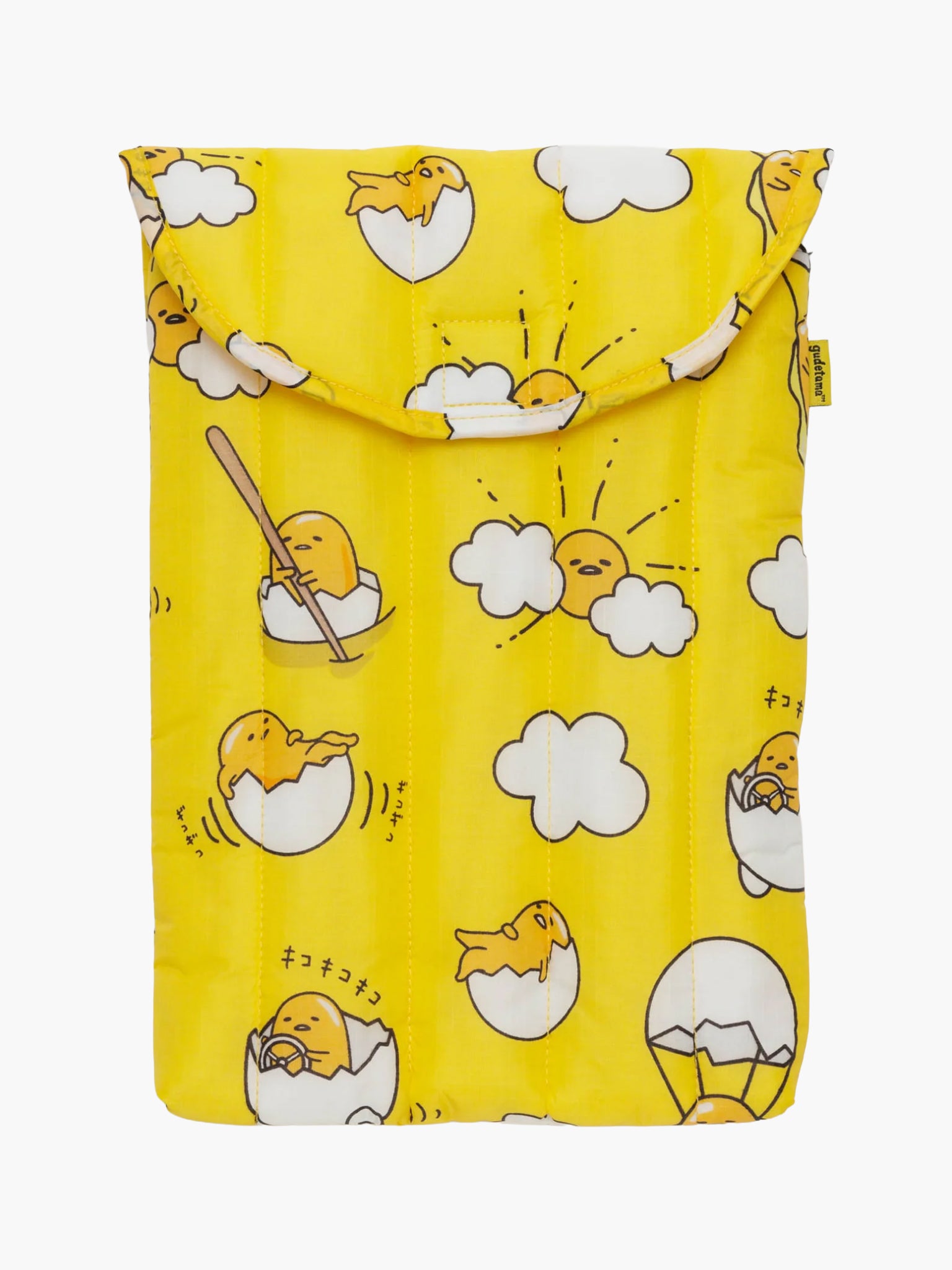 Gudetama x BAGGU Puffy Laptop Sleeve 13"/14"