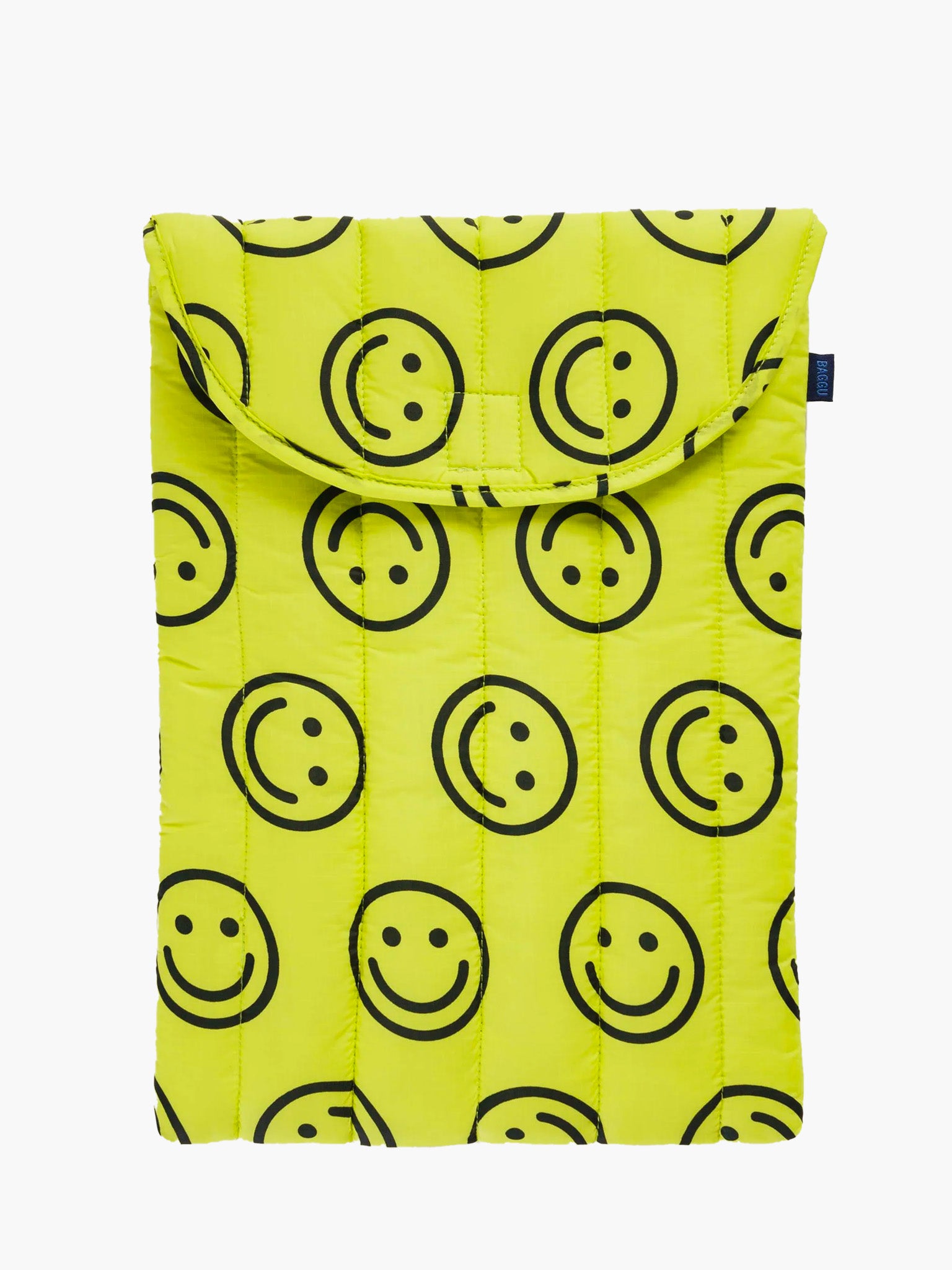Puffy Laptop Sleeve 13"/14" - Yellow Happy