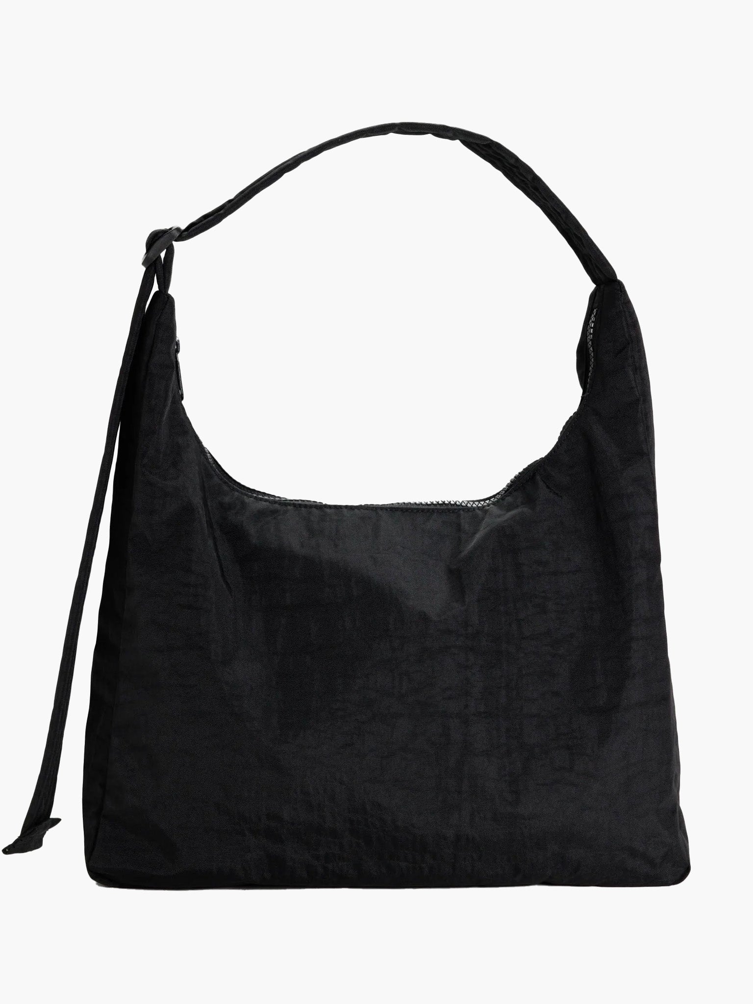 Nylon Shoulder Bag - Black