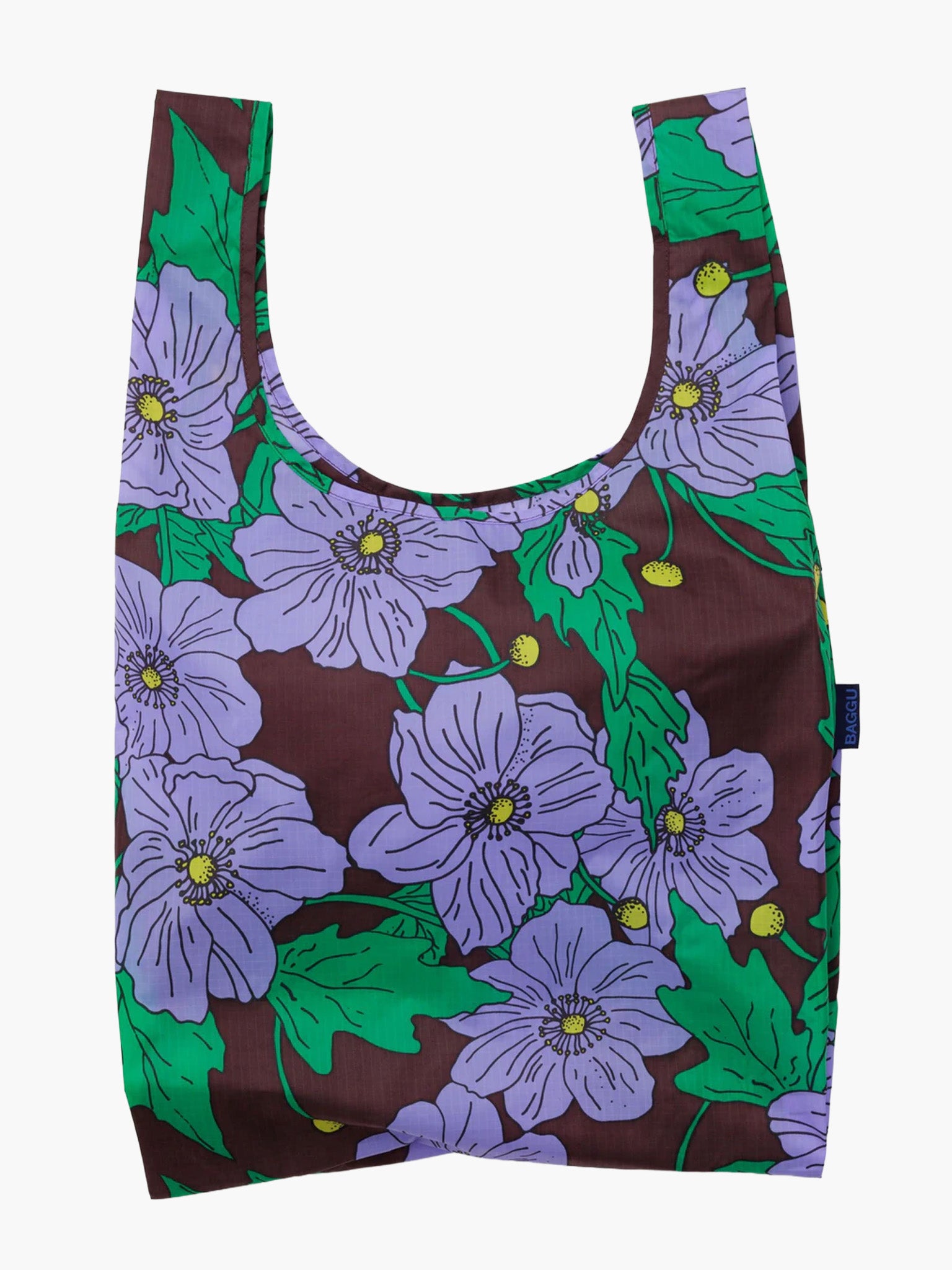 Standard Baggu - Maroon Poppy