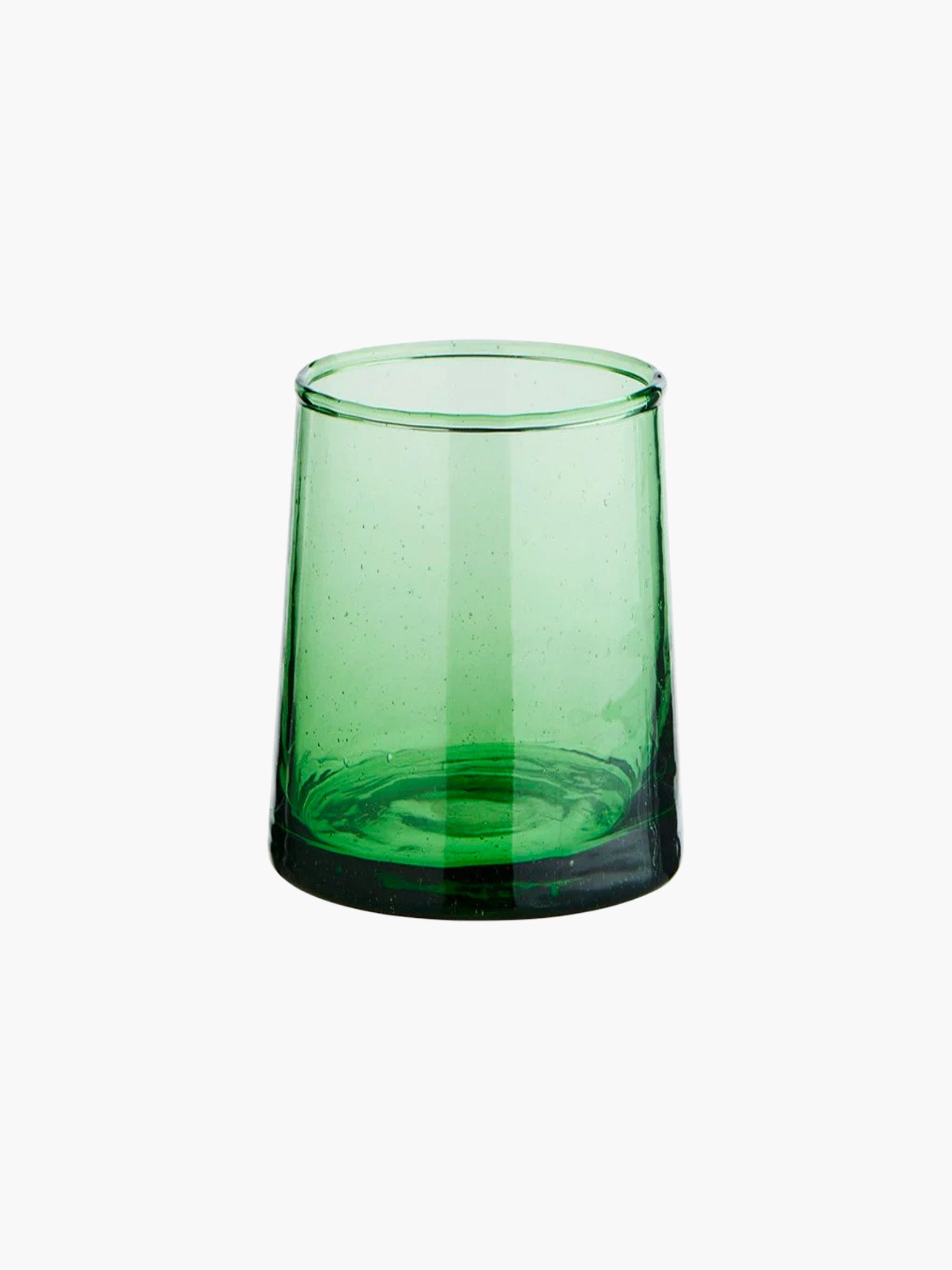 Beldi Tapered Moroccan Glass (235ml) - Short Green