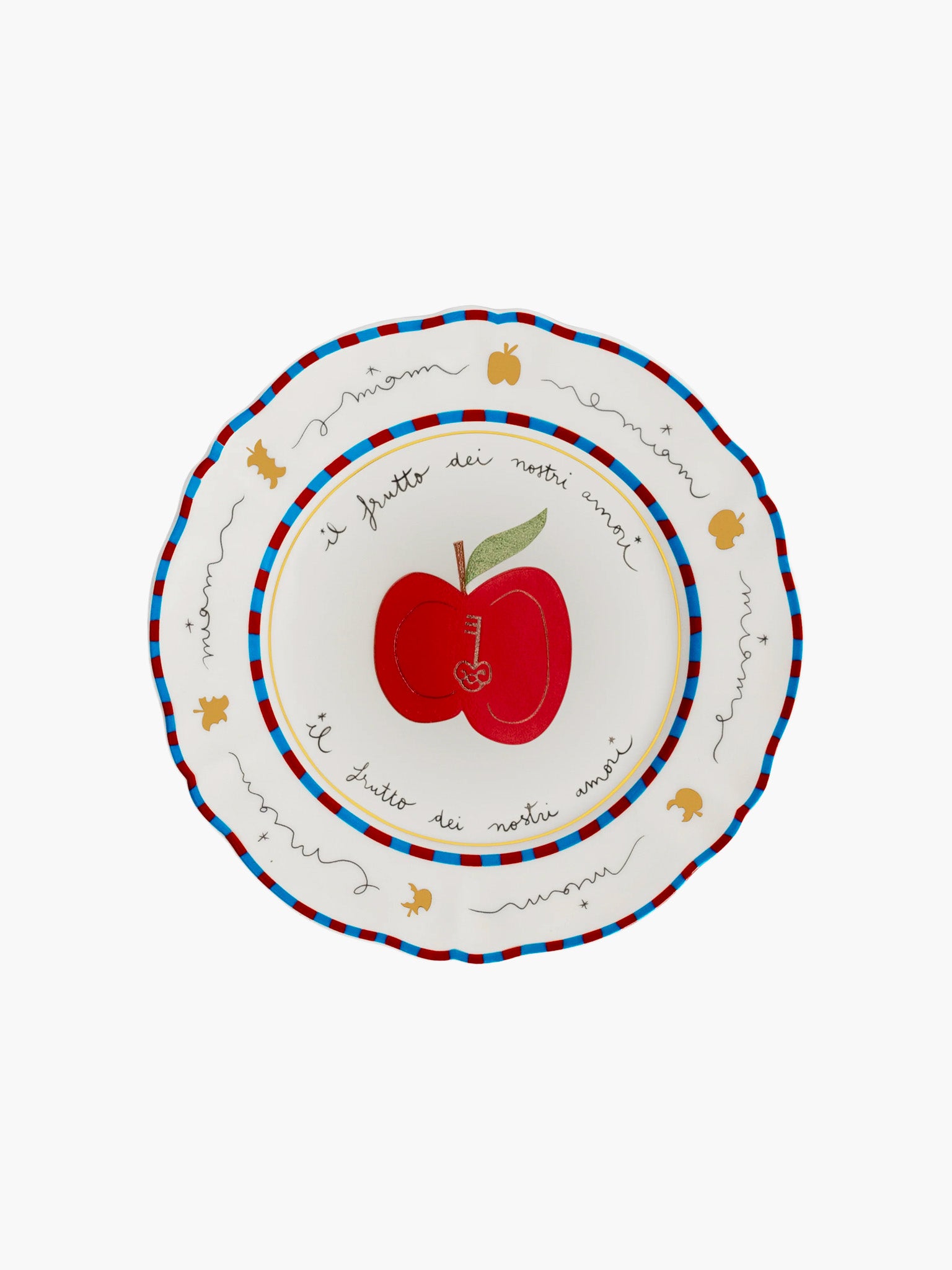 Bitossi x Pangea - Apple & Key Plate (16.5cm)
