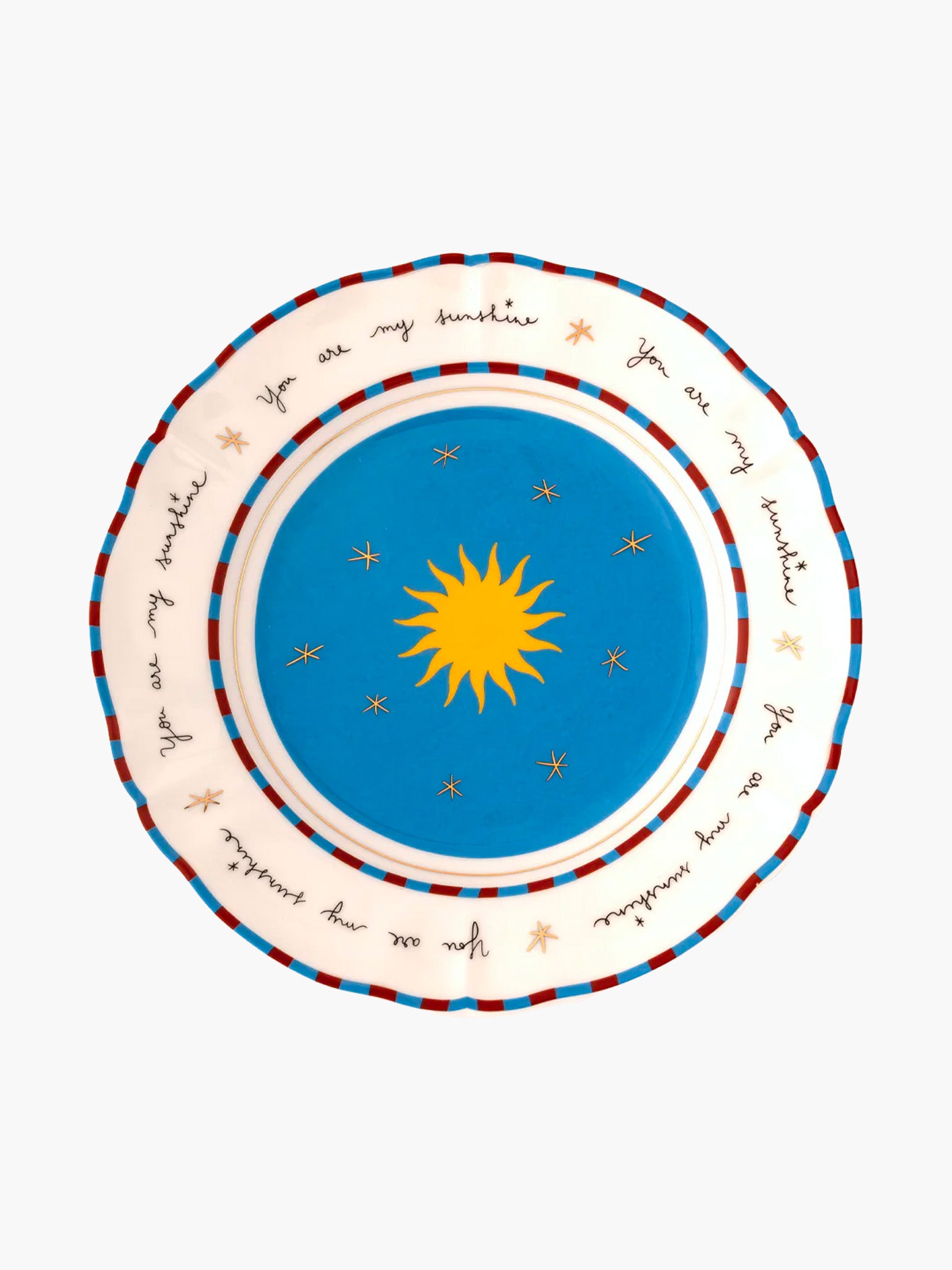 Bitossi x Pangea - 'You Are My Sunshine' Plate (20.5cm)