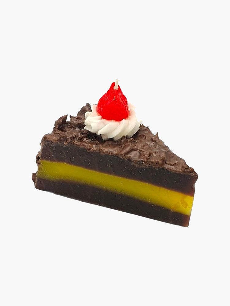 Cake Slice Candle - Black Forest