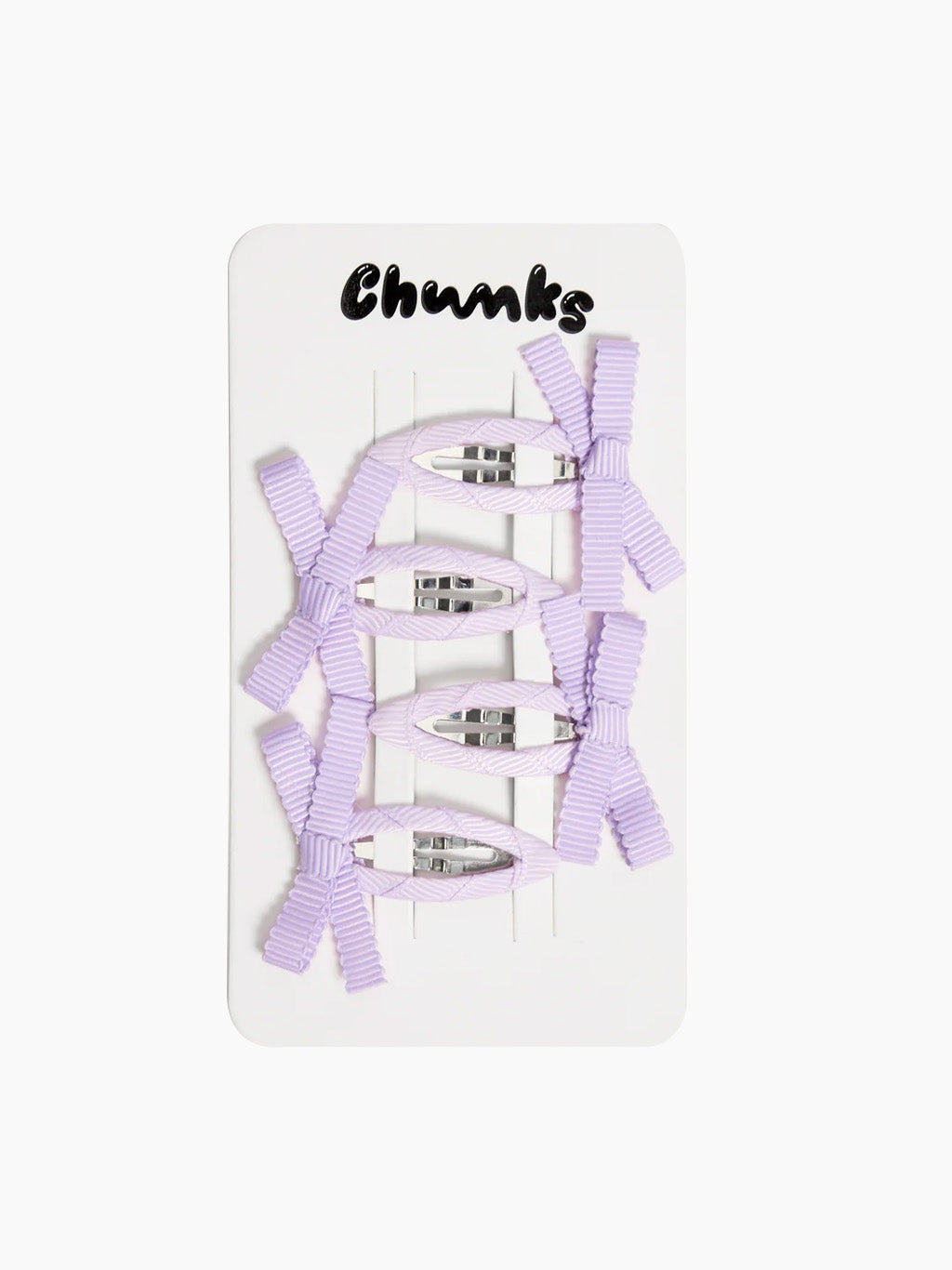 Bow Snap Clips - Lilac