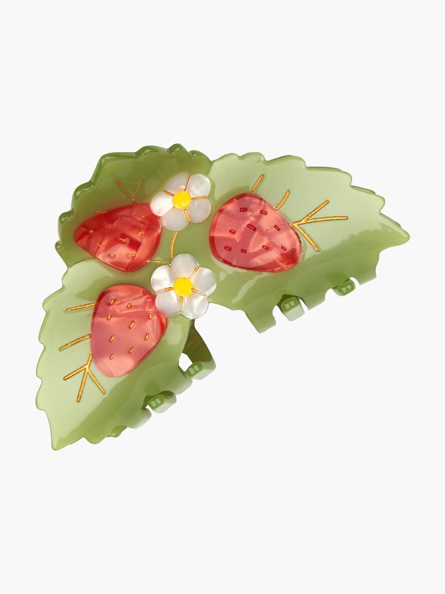 Strawberry Plant Hair Claw