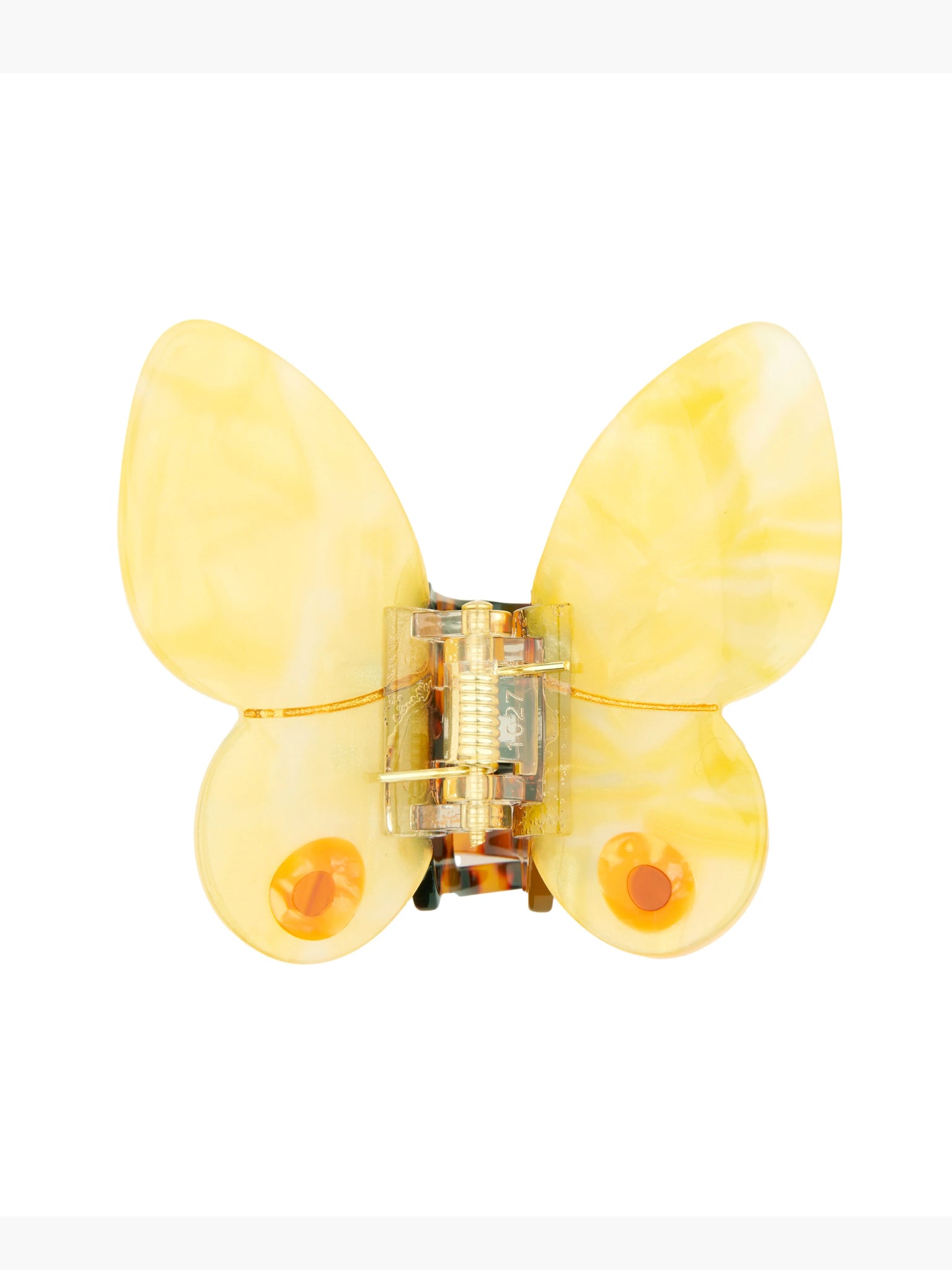 Yellow Butterfly Hair Claw