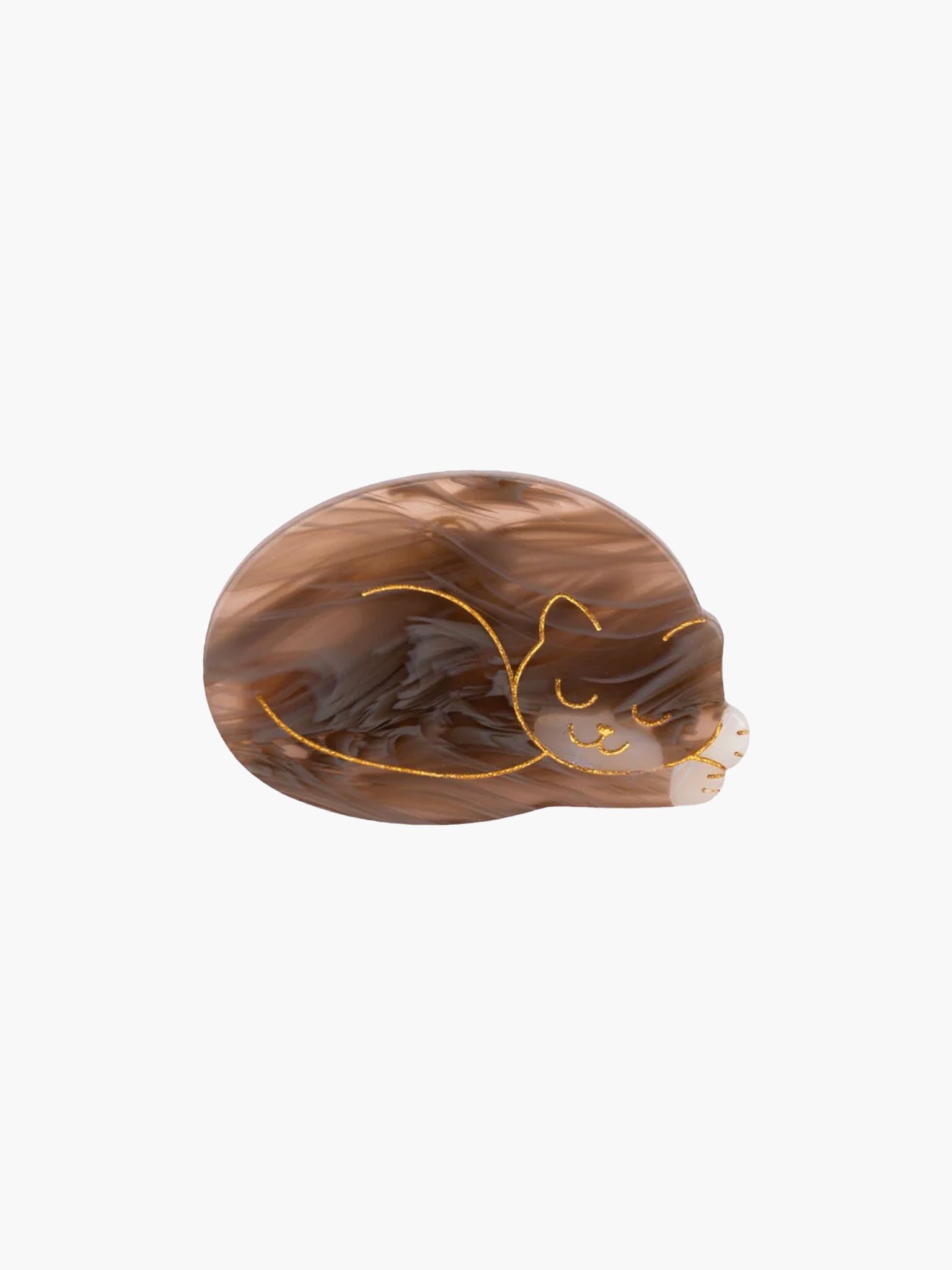 Sleeping Cat Hair Clip