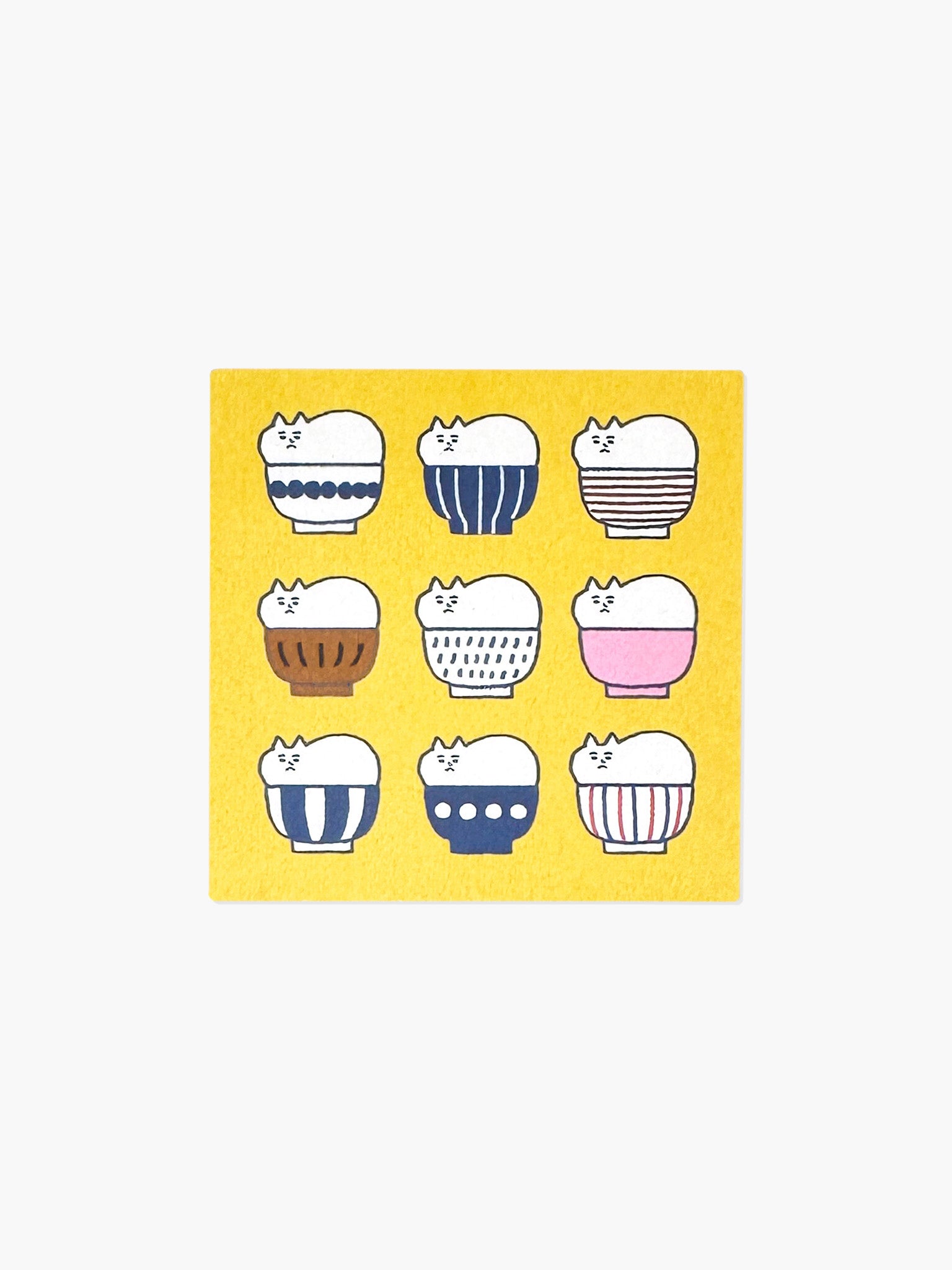 Cats in Bowls Sticker