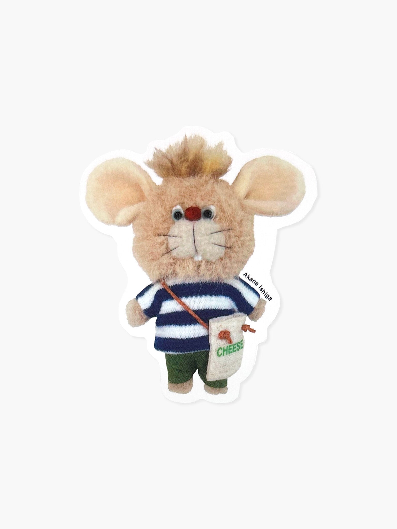 Cheese Bag Mouse Sticker