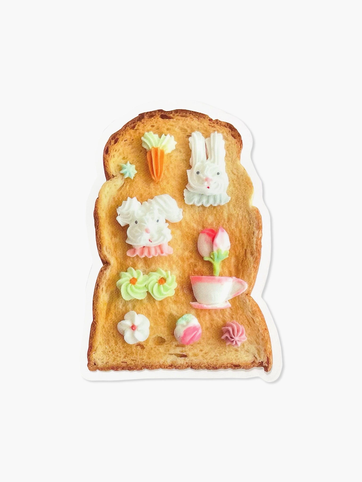 Kawaii Toast Sticker