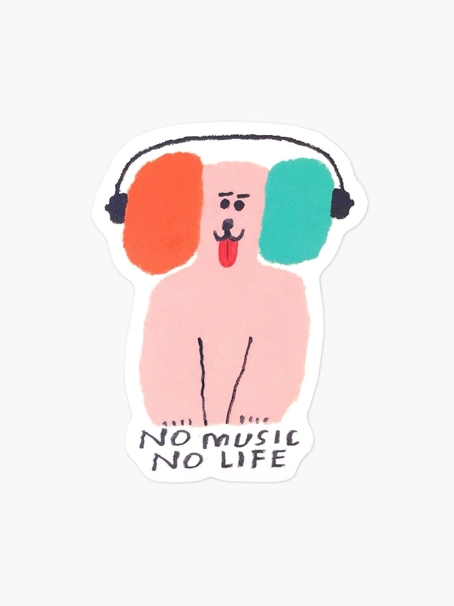 No Music No Life Sticker