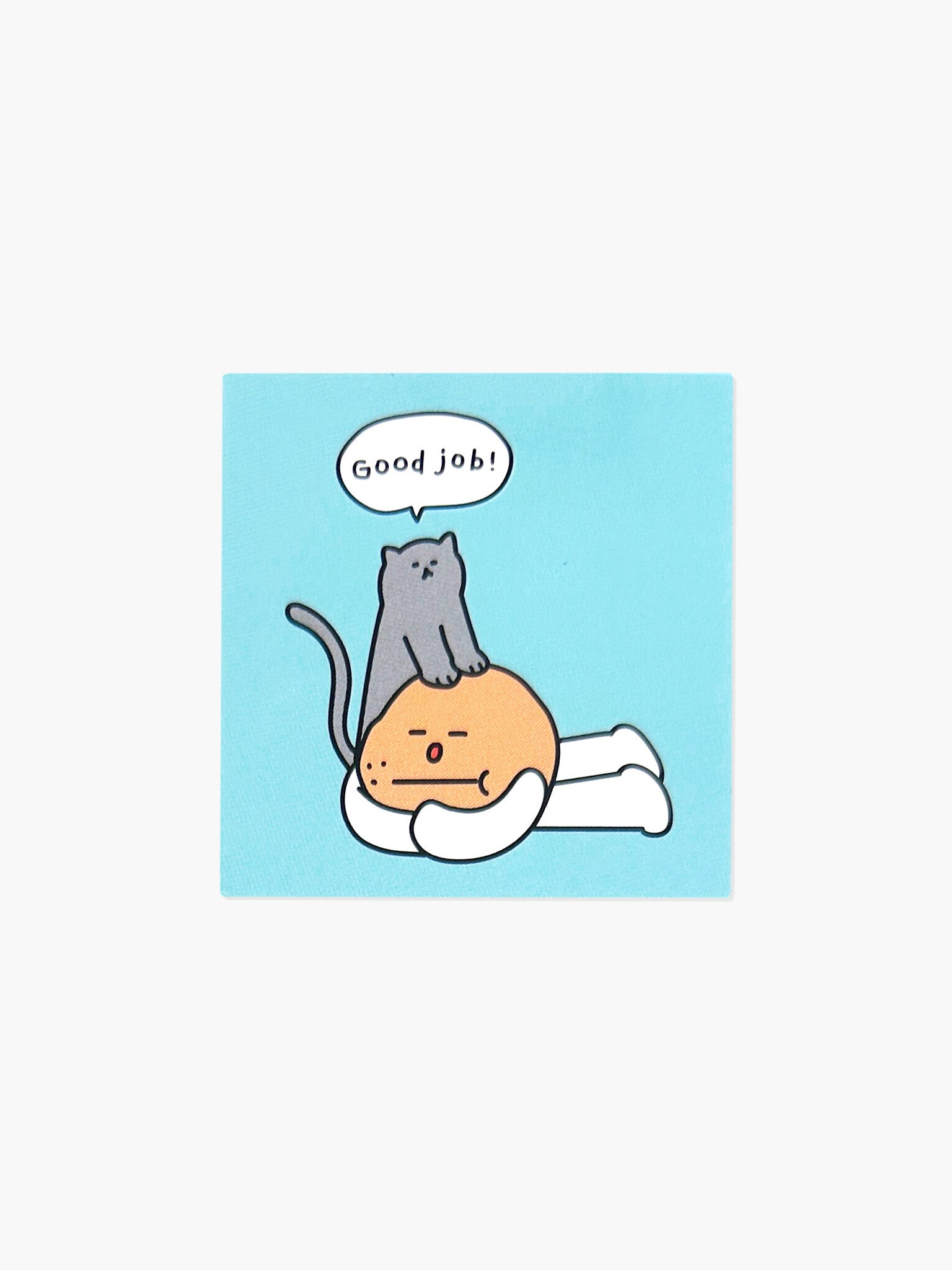 Popo and Cat Sticker