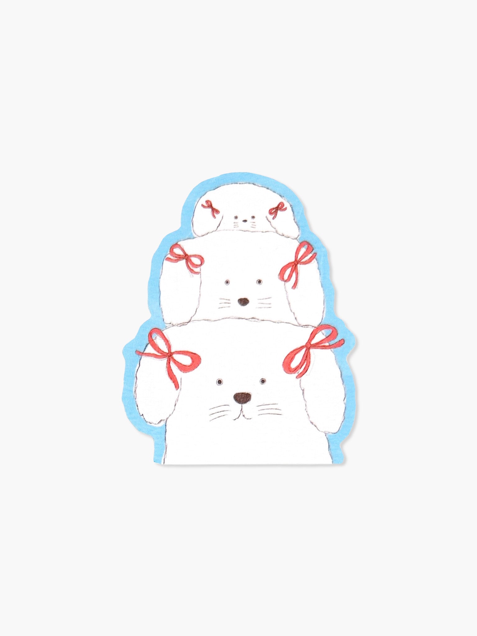 Ribbon Puppies Sticker