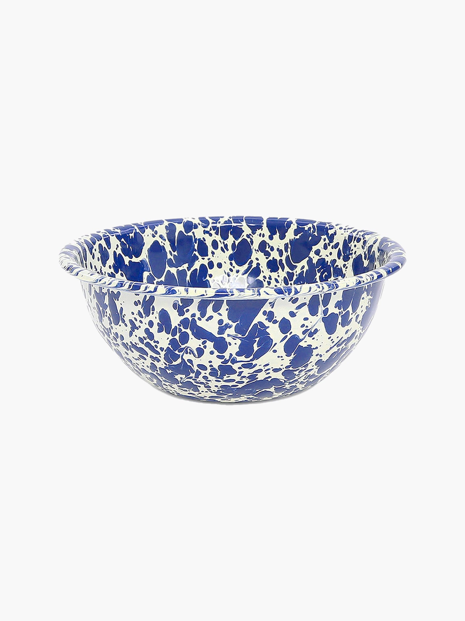 Splatter Cereal Bowl (16cm) - Navy and Cream